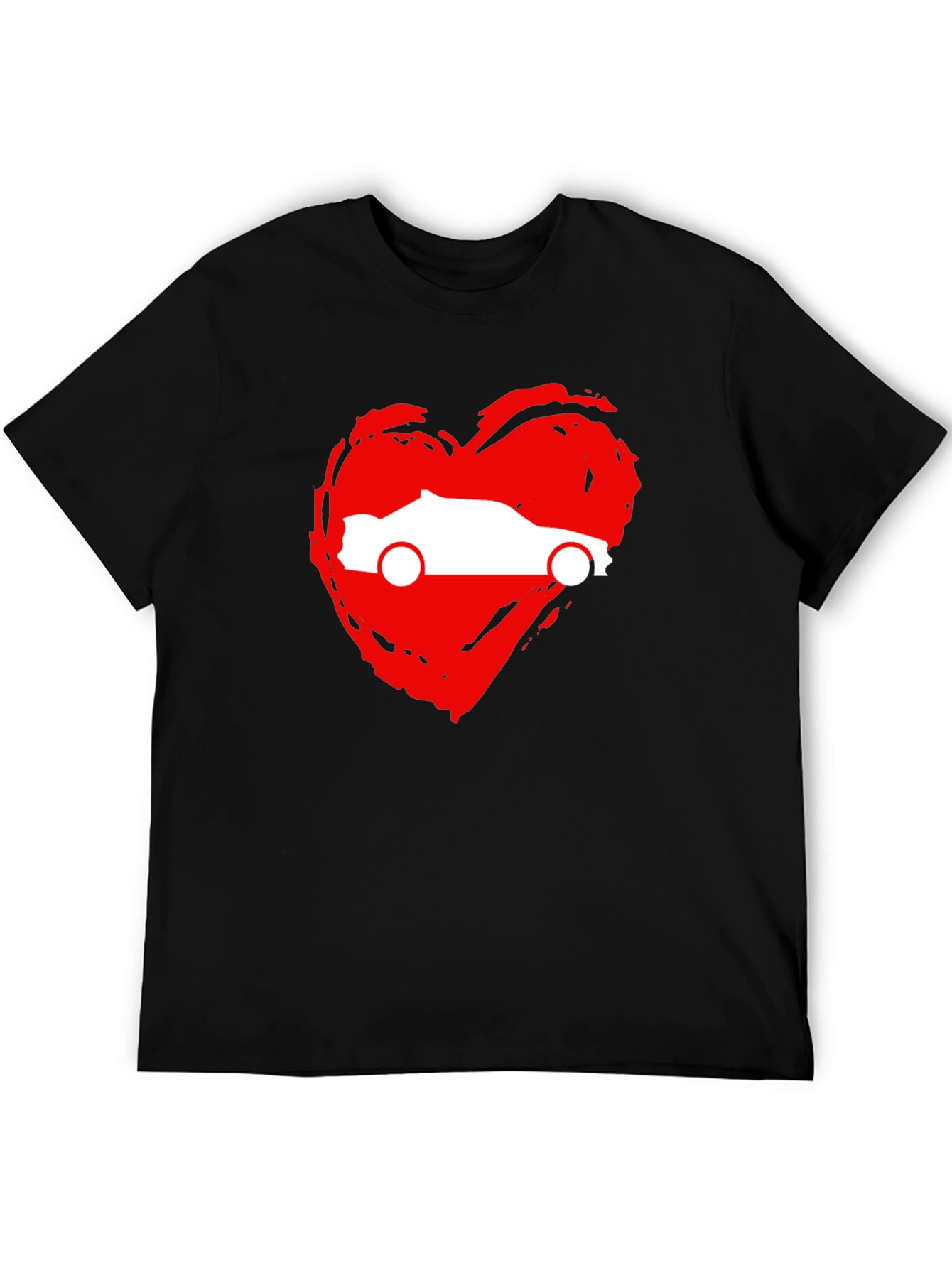 Car Love Heart T-Shirt - Graphic Tee