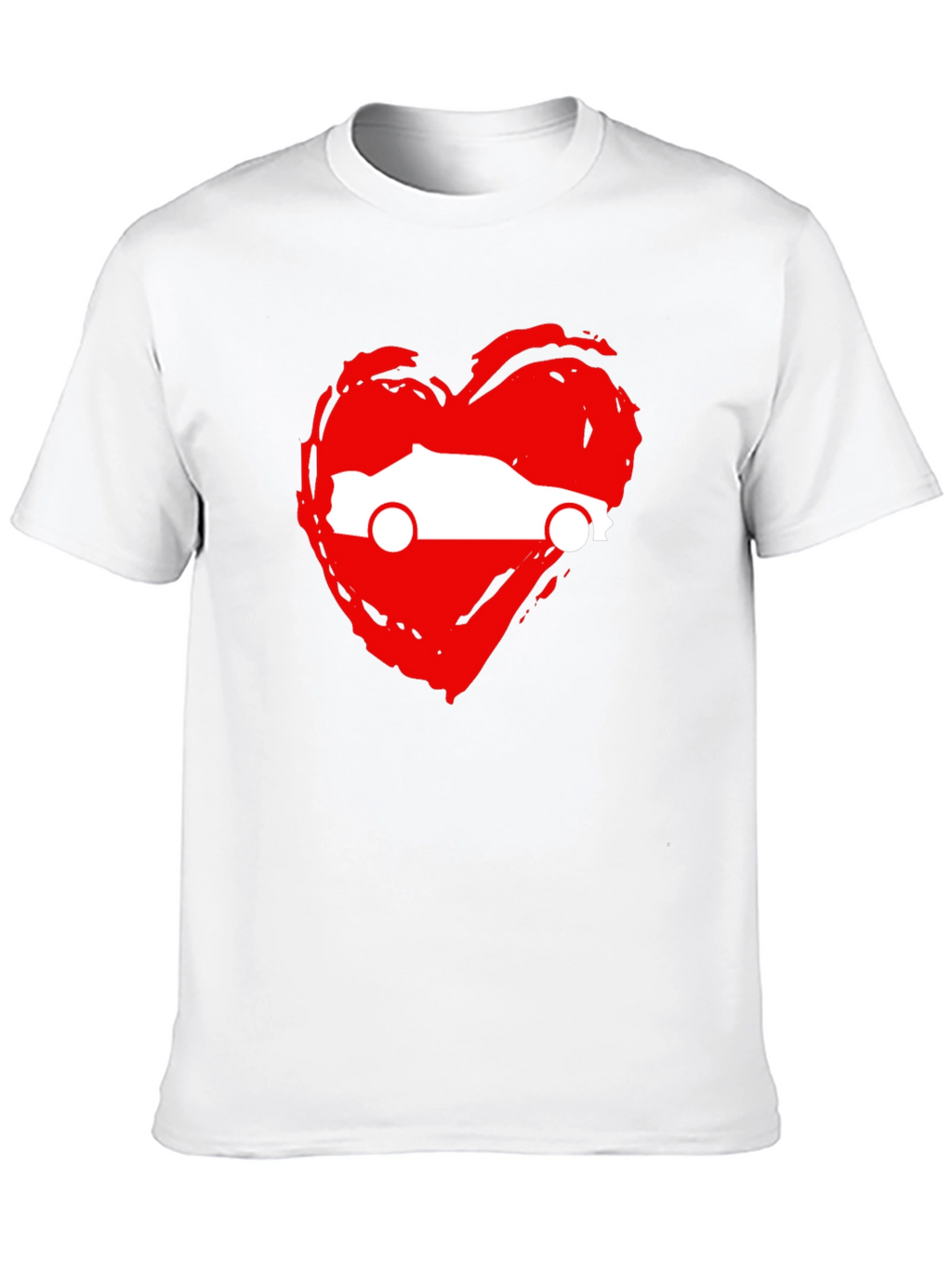 Car Love Heart T-Shirt - Graphic Tee