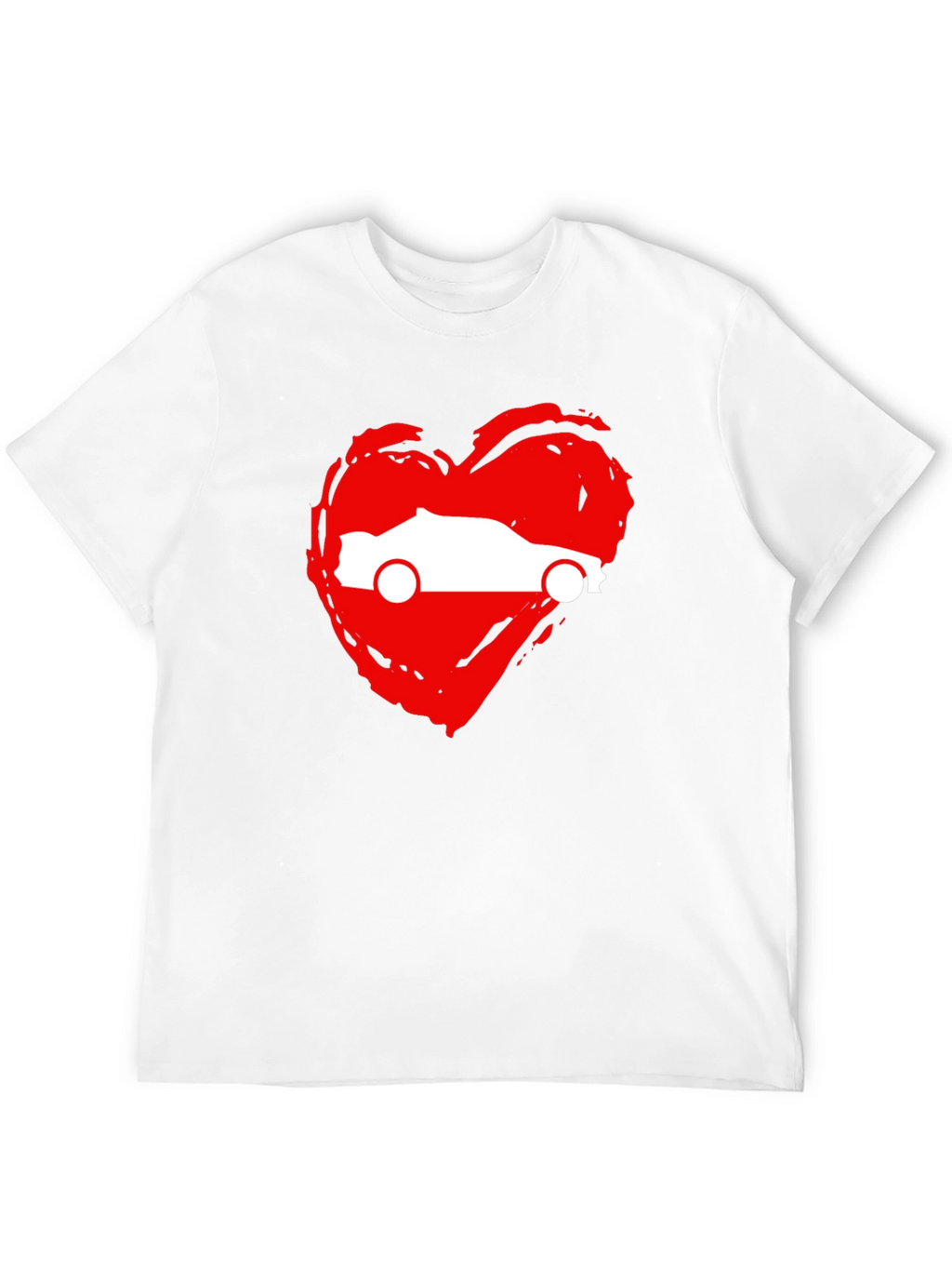 Car Love Heart T-Shirt - Graphic Tee