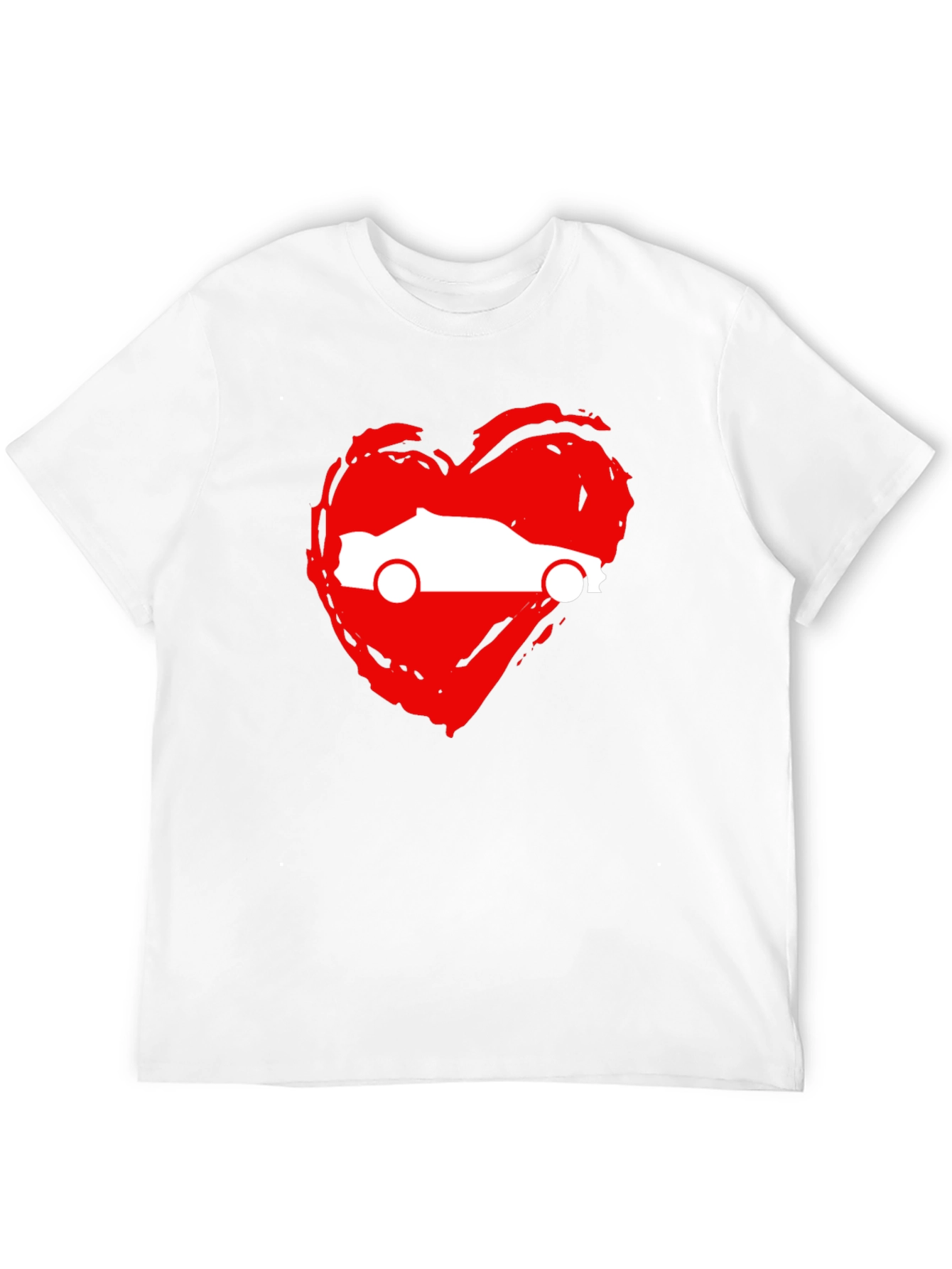 Car Love Heart T-Shirt - Graphic Tee