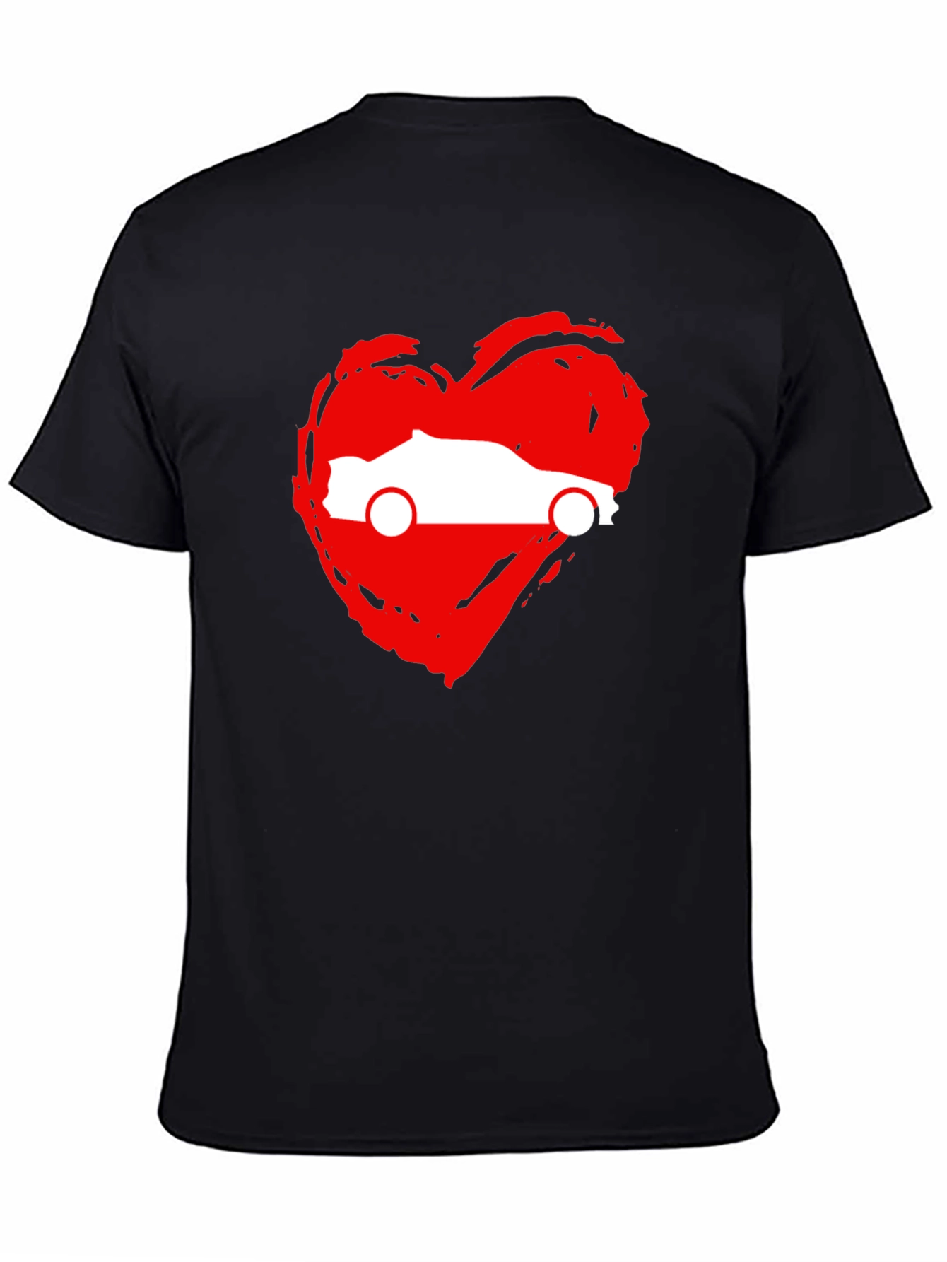 Car Love Heart T-Shirt - Graphic Tee