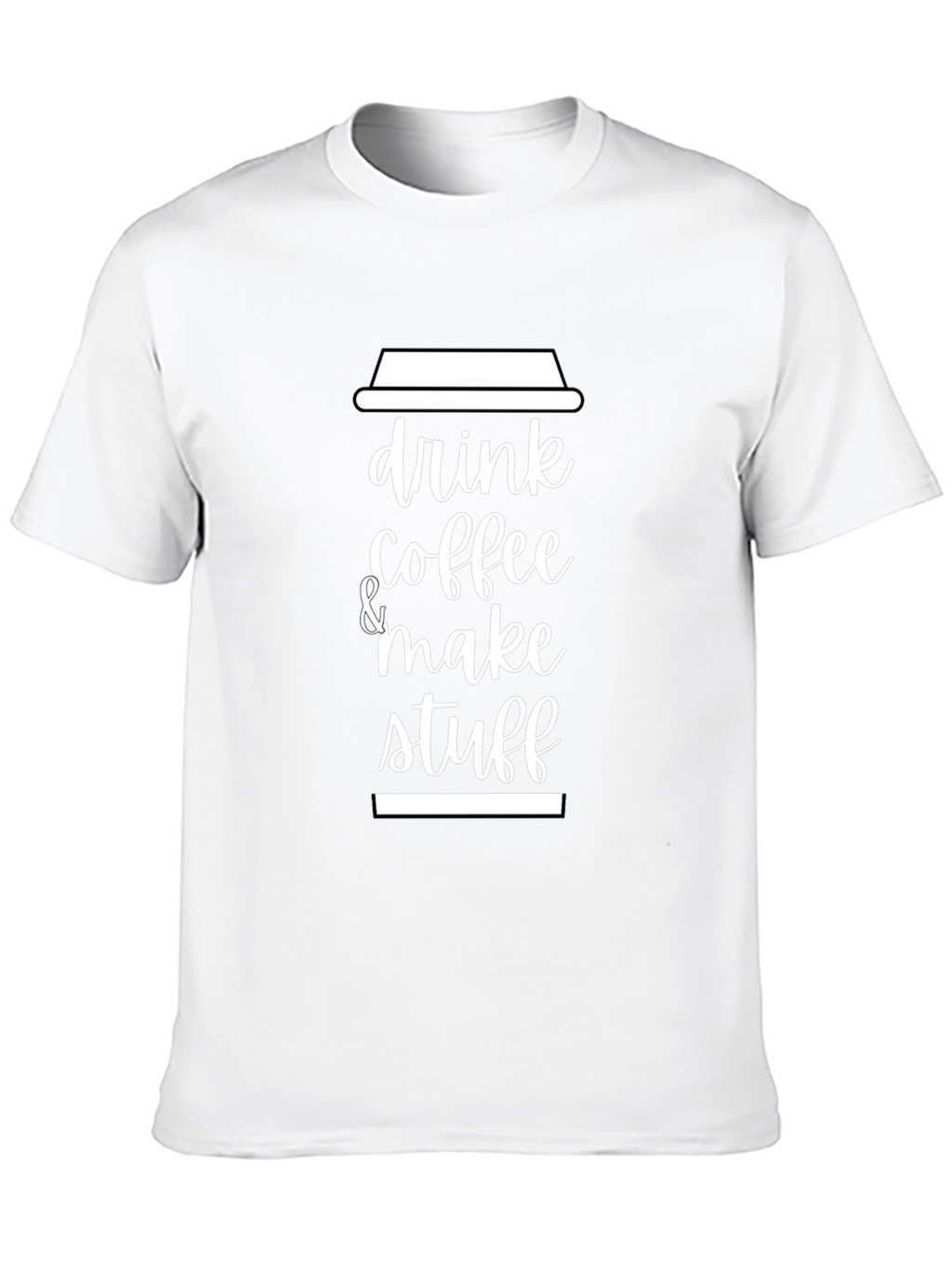 Drink Coffee & Make Stuff Graphic Tee