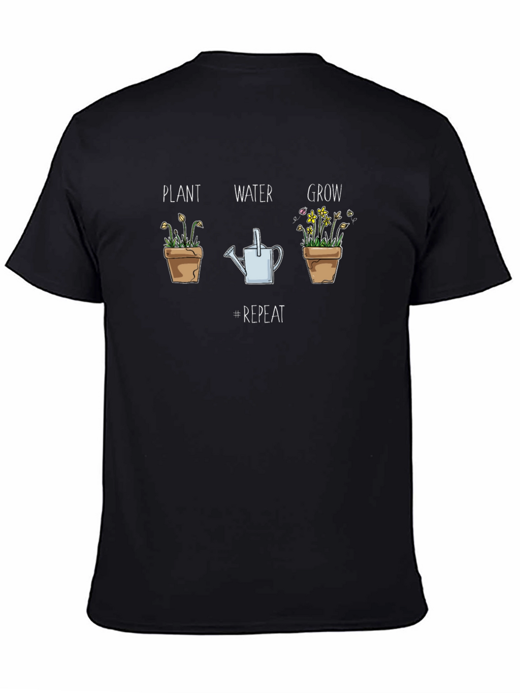 Plant Water Grow T-Shirt - Gardener Tee