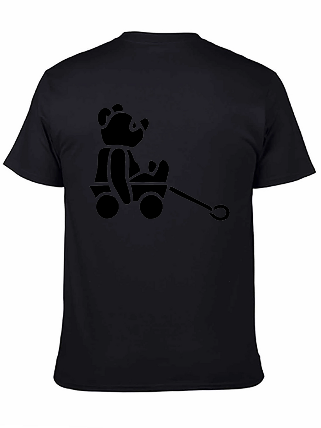 Black Bear Wagon T-Shirt - Classic Style