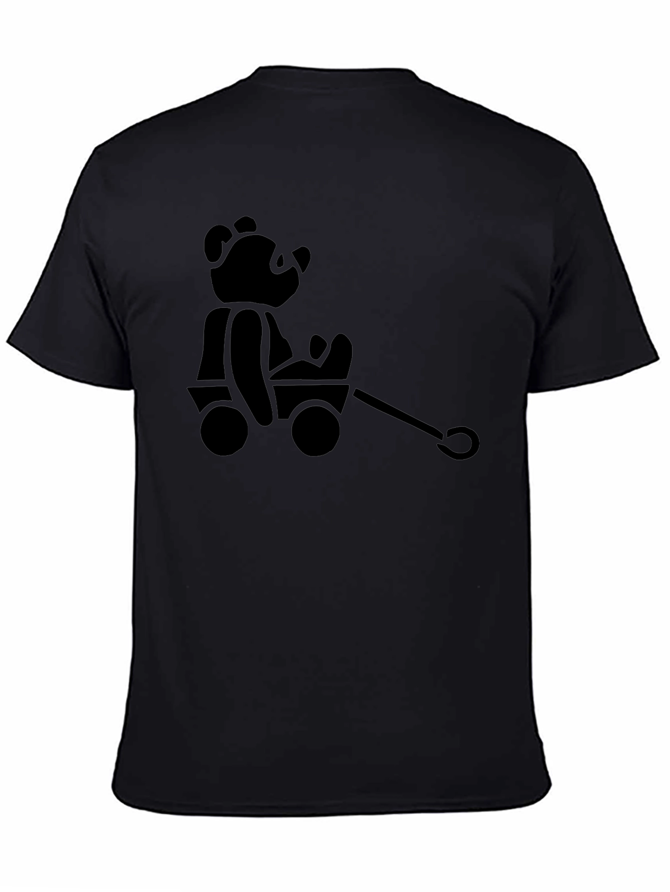 Black Bear Wagon T-Shirt - Classic Style