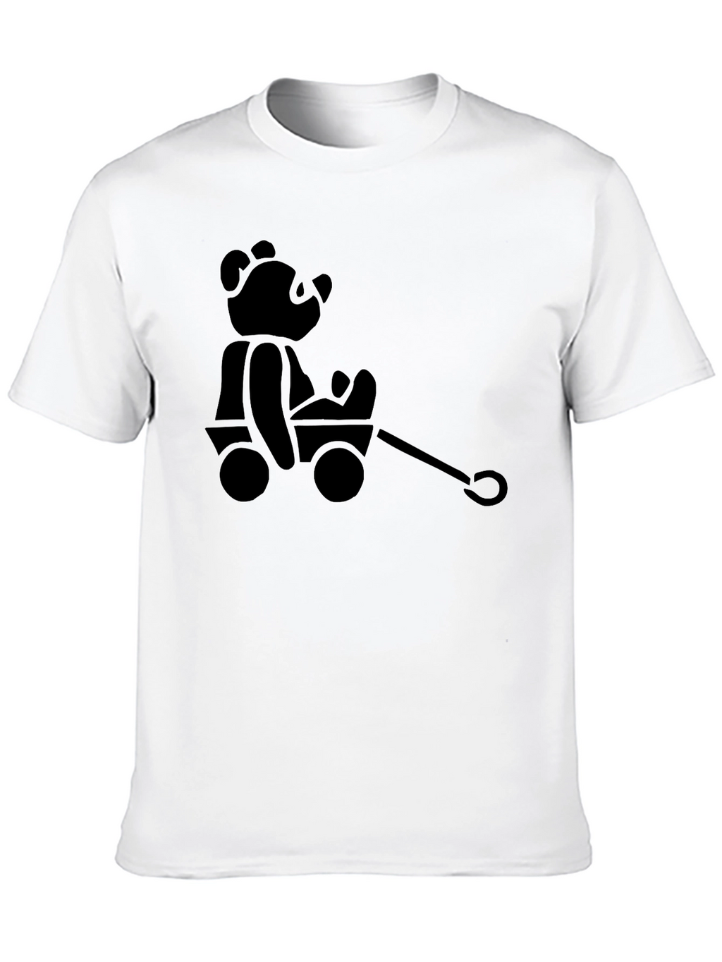 Black Bear Wagon T-Shirt - Classic Style