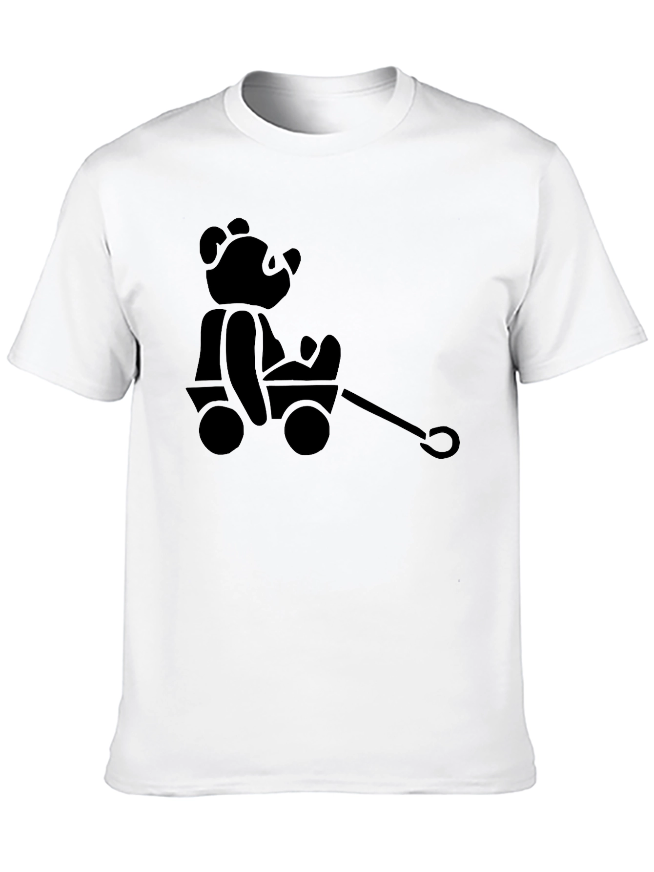 Black Bear Wagon T-Shirt - Classic Style