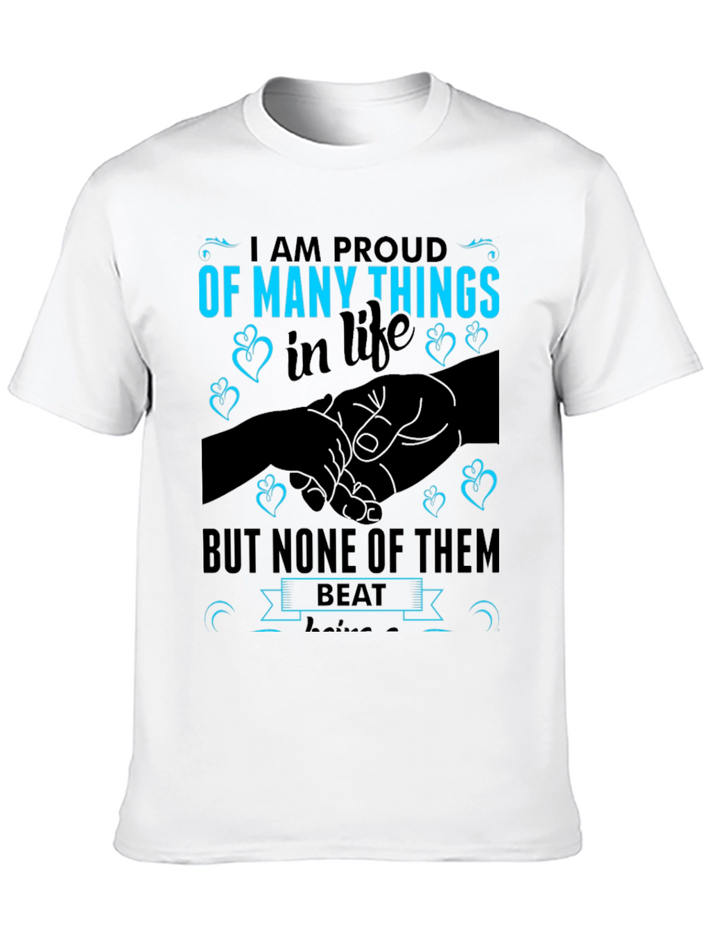 Proud Parent Graphic Tee - Black