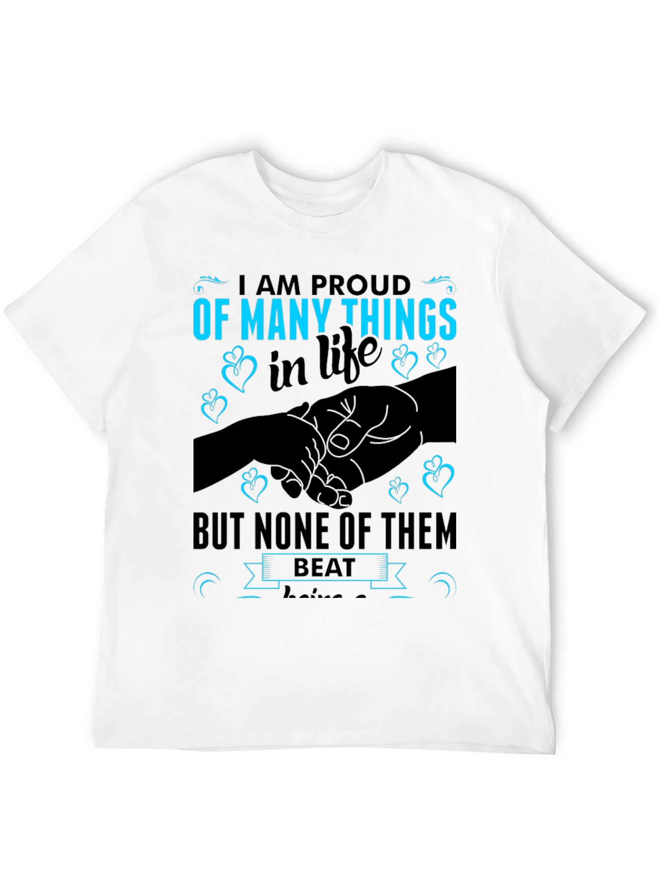 Proud Parent Graphic Tee - Black