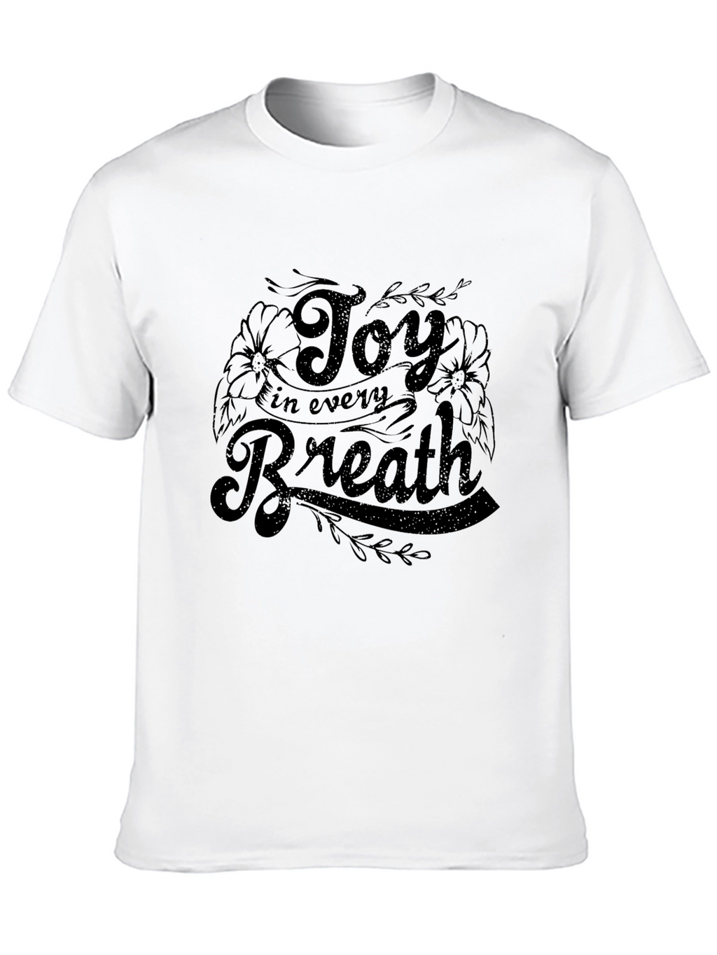 Joy in Every Breath Graphic Tee - Black