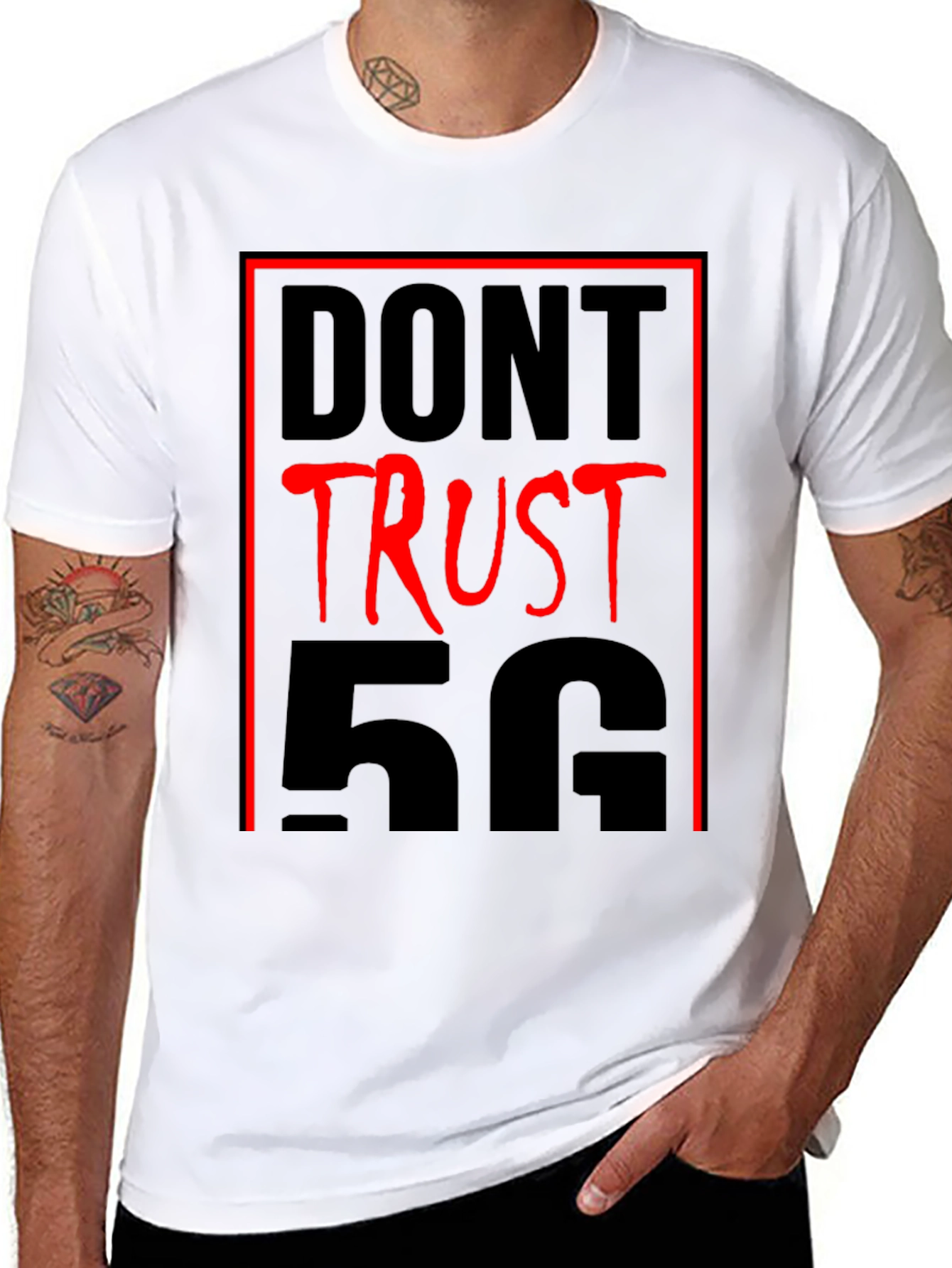Dont Trust 5G T-Shirt - Conspiracy Humor
