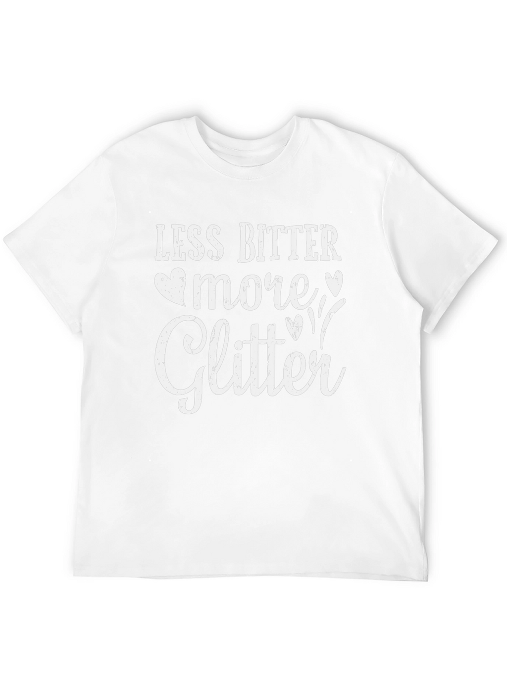 Less Bitter More Glitter Black Graphic Tee