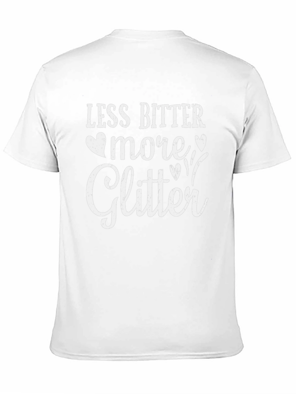 Less Bitter More Glitter Black Graphic Tee