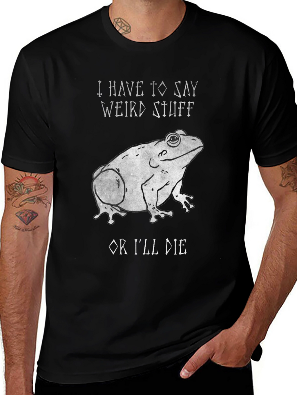 Weird Stuff Frog Graphic Tee