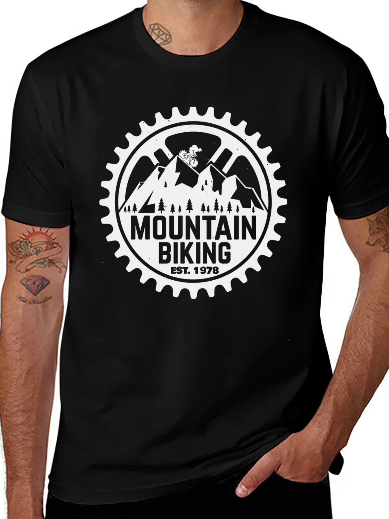 Mountain Biking Est. 1978 Graphic Tee