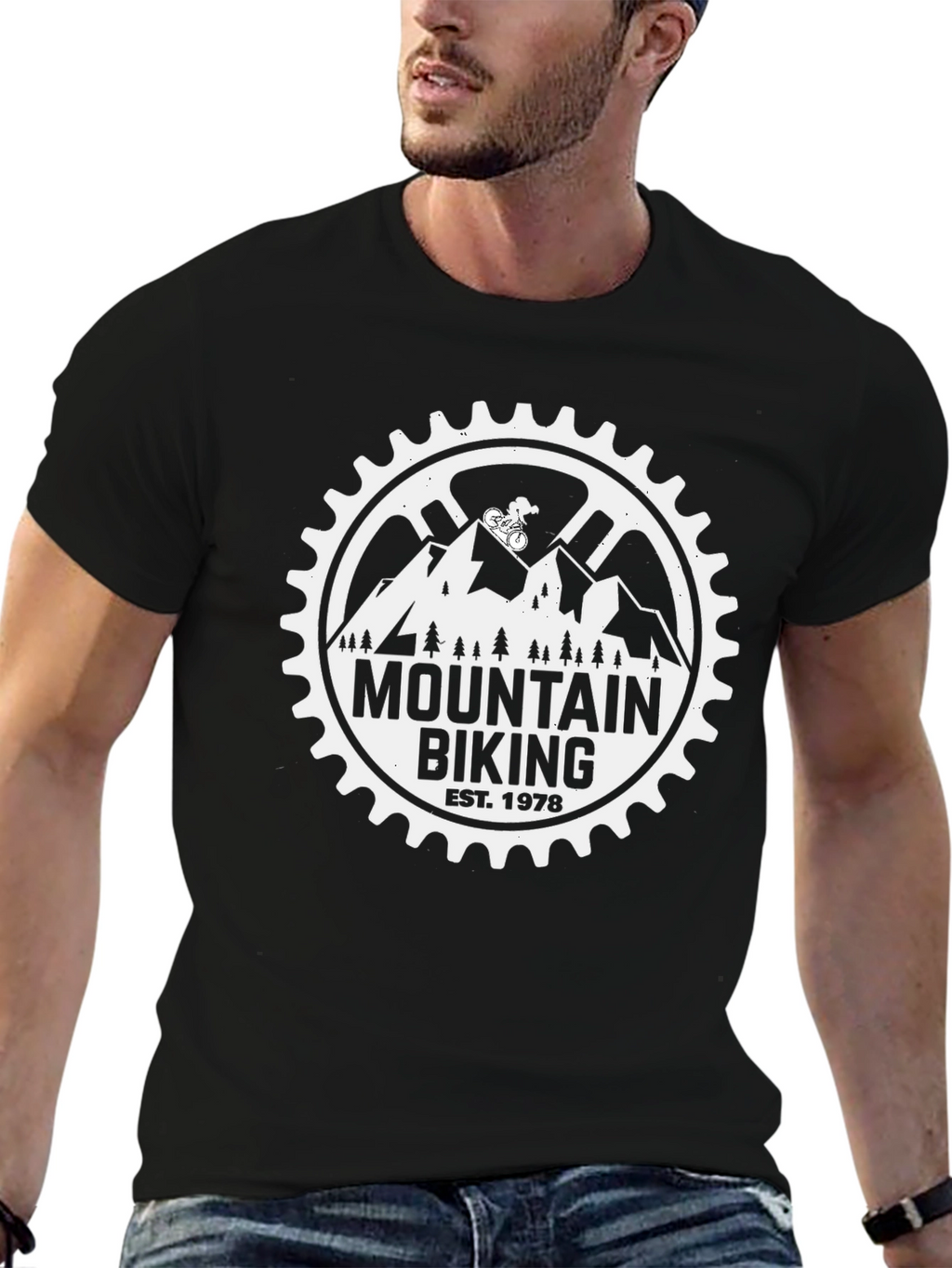 Mountain Biking Est. 1978 Graphic Tee