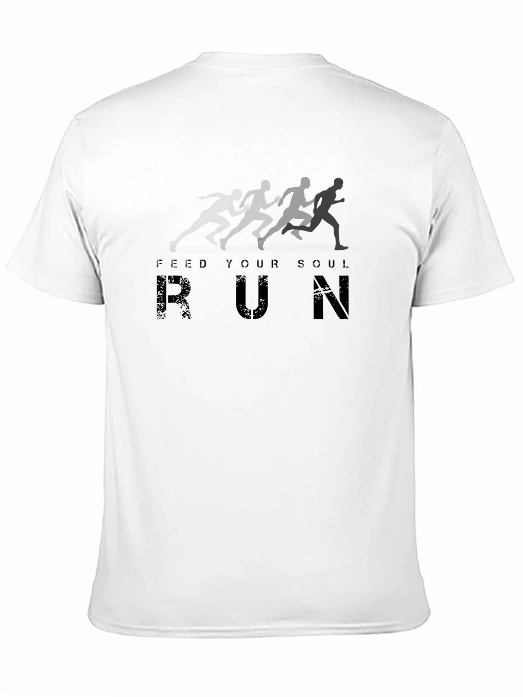 Feed Your Soul Run T-Shirt - Black