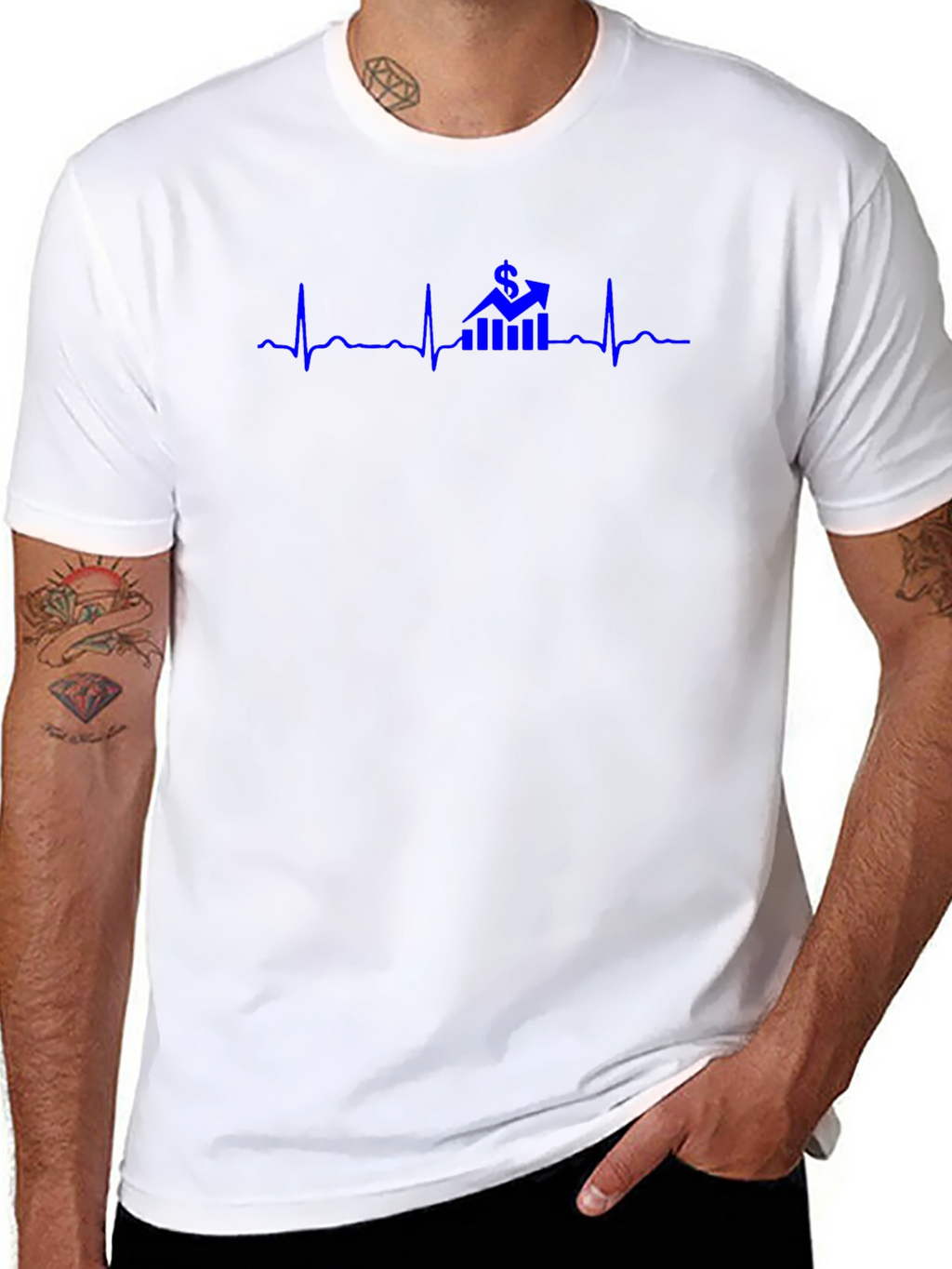 Heartbeat Finance T-Shirt - Black