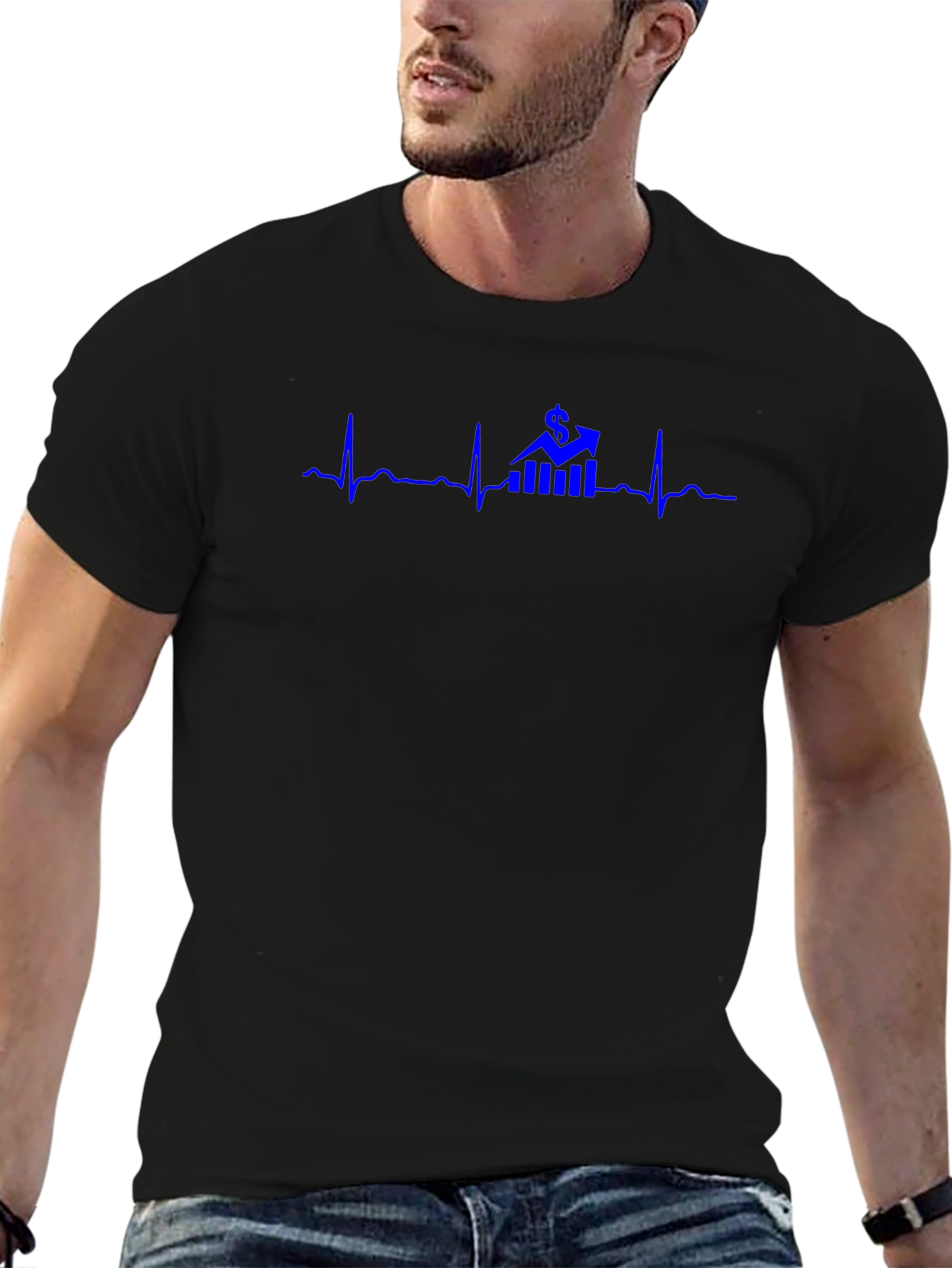 Heartbeat Finance T-Shirt - Black