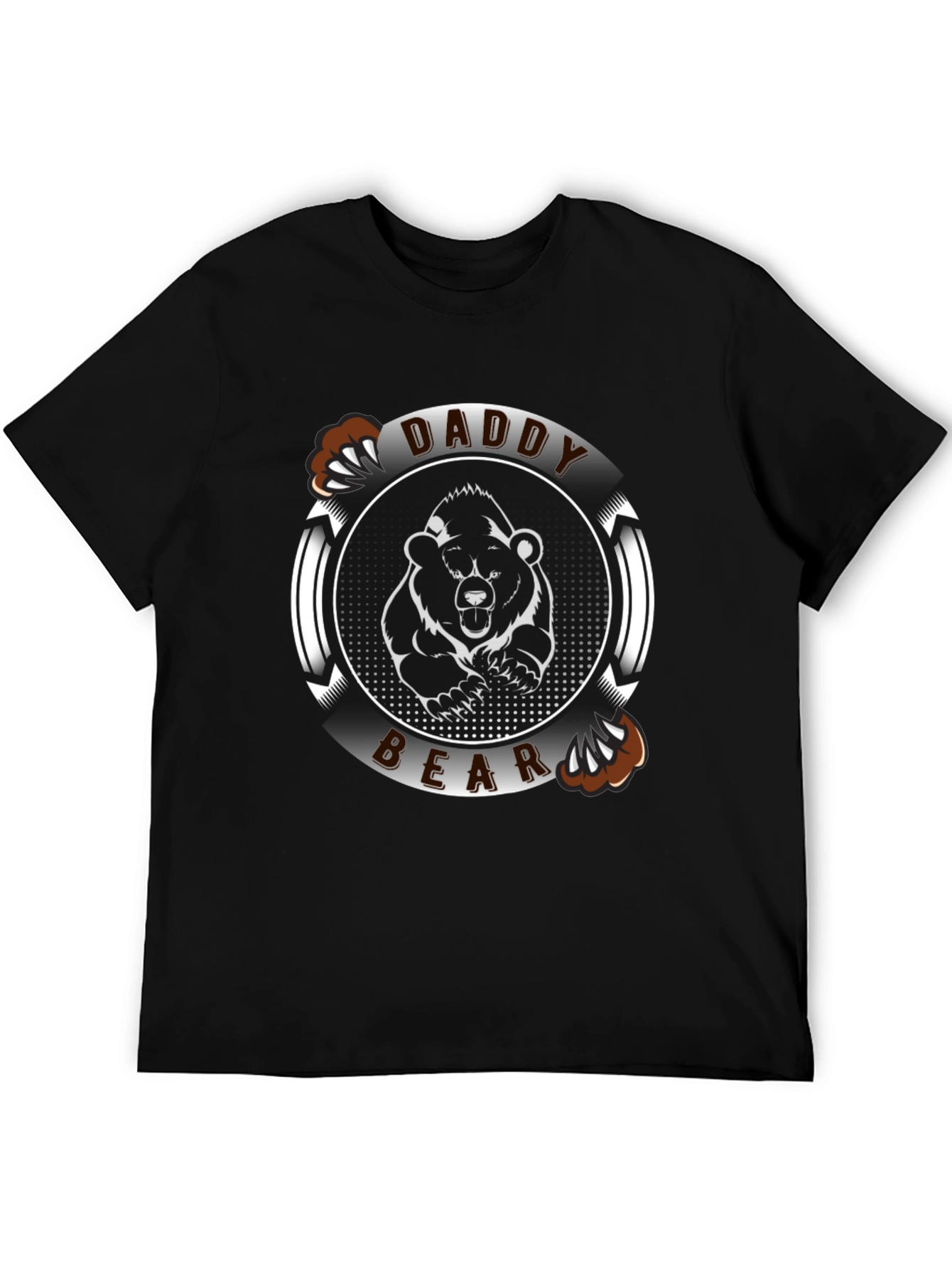 Daddy Bear T-Shirt - Black Tee