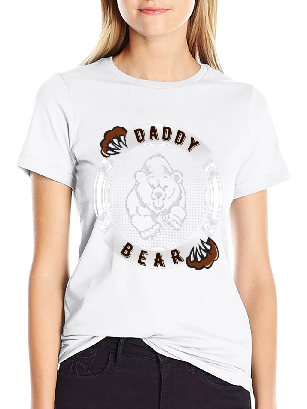 Daddy Bear T-Shirt - Black Tee