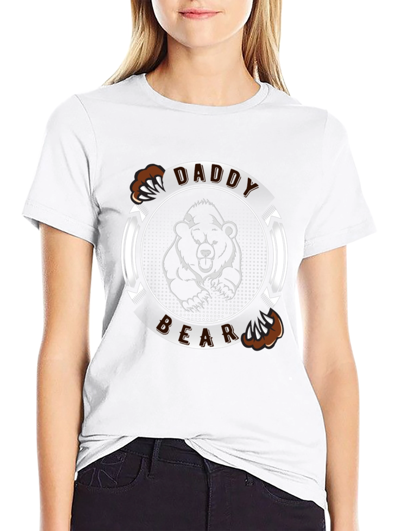 Daddy Bear T-Shirt - Black Tee