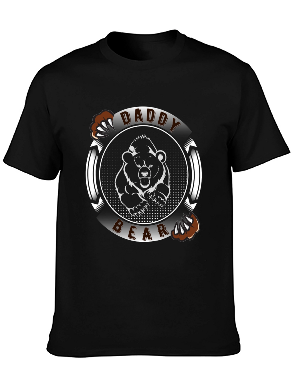 Daddy Bear T-Shirt - Black Tee
