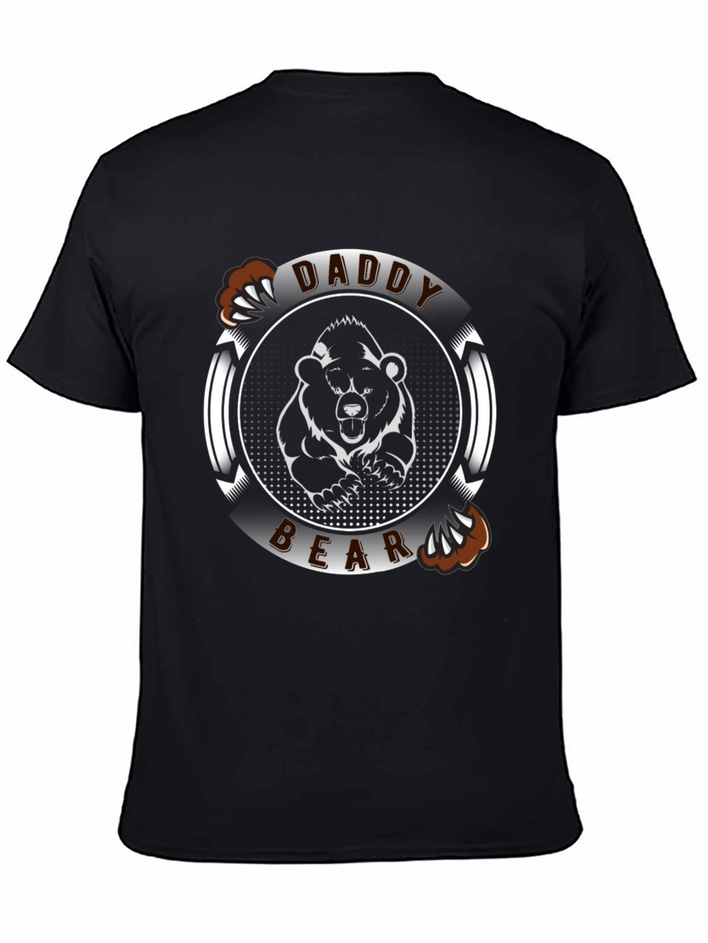 Daddy Bear T-Shirt - Black Tee