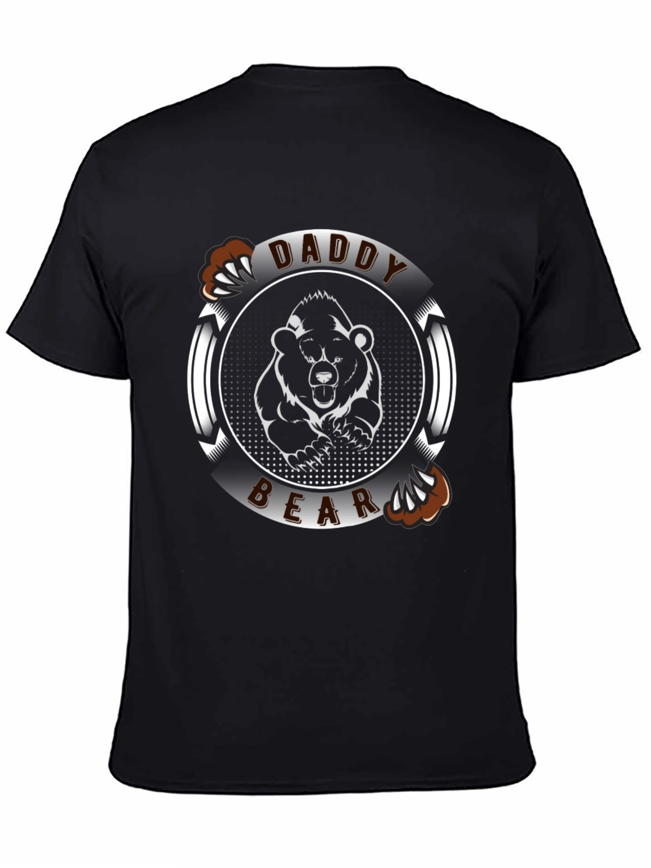 Daddy Bear T-Shirt - Black Tee