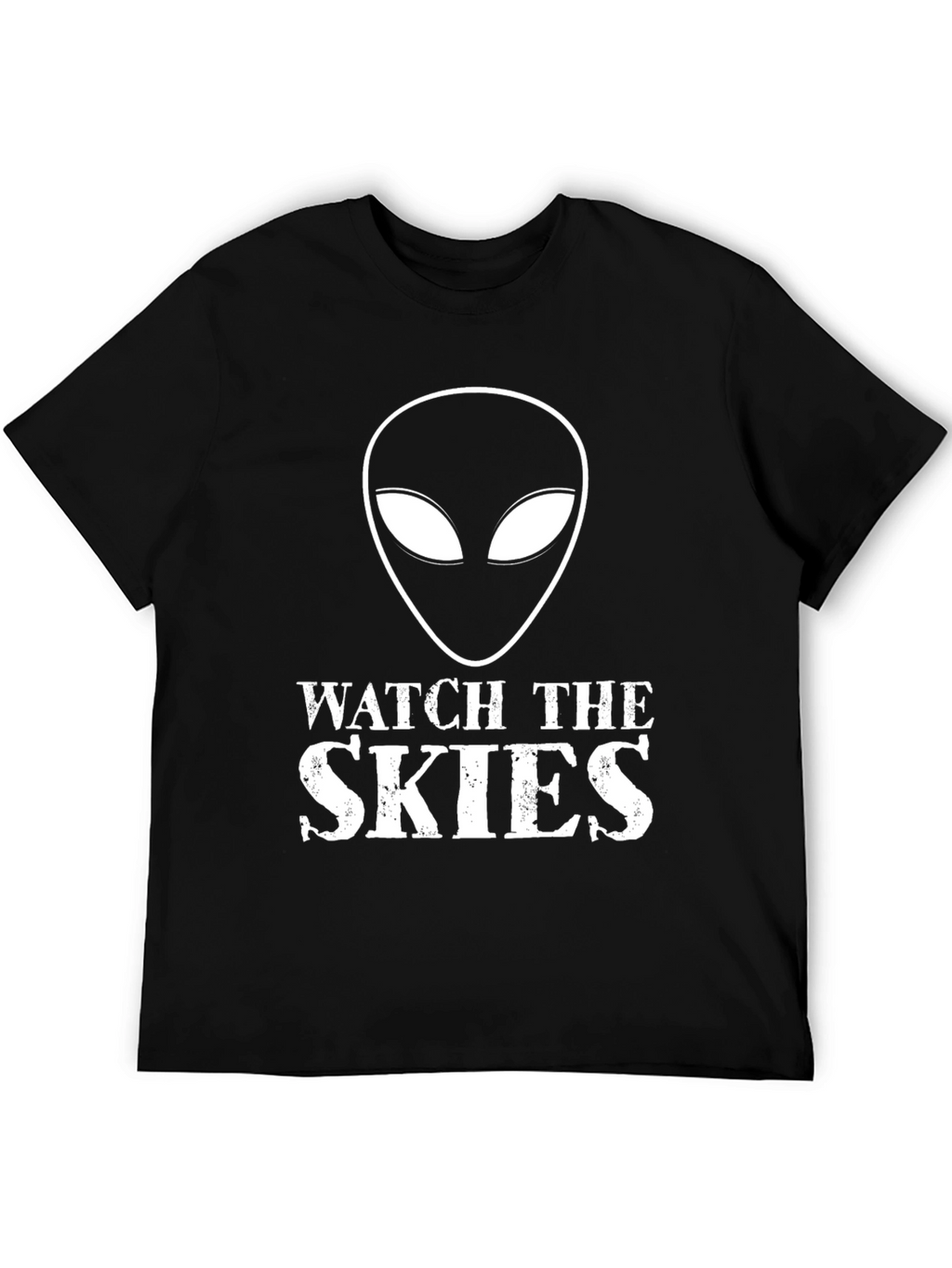 Watch the Skies Alien Graphic Tee - Black