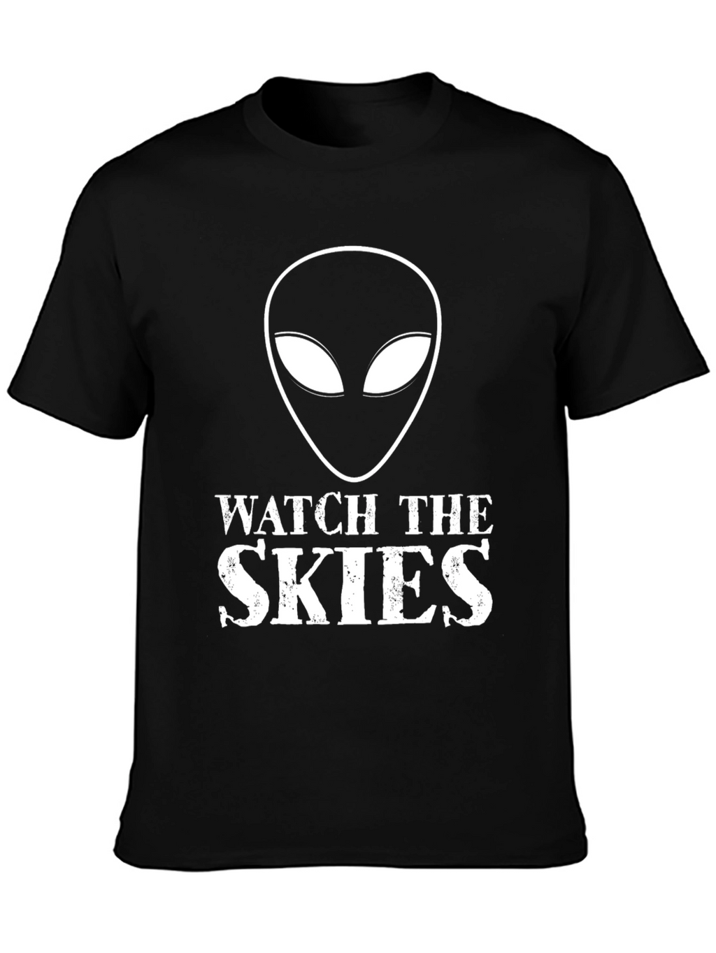 Watch the Skies Alien Graphic Tee - Black