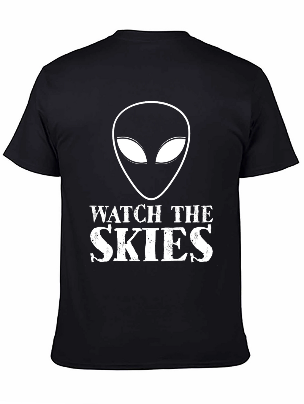 Watch the Skies Alien Graphic Tee - Black