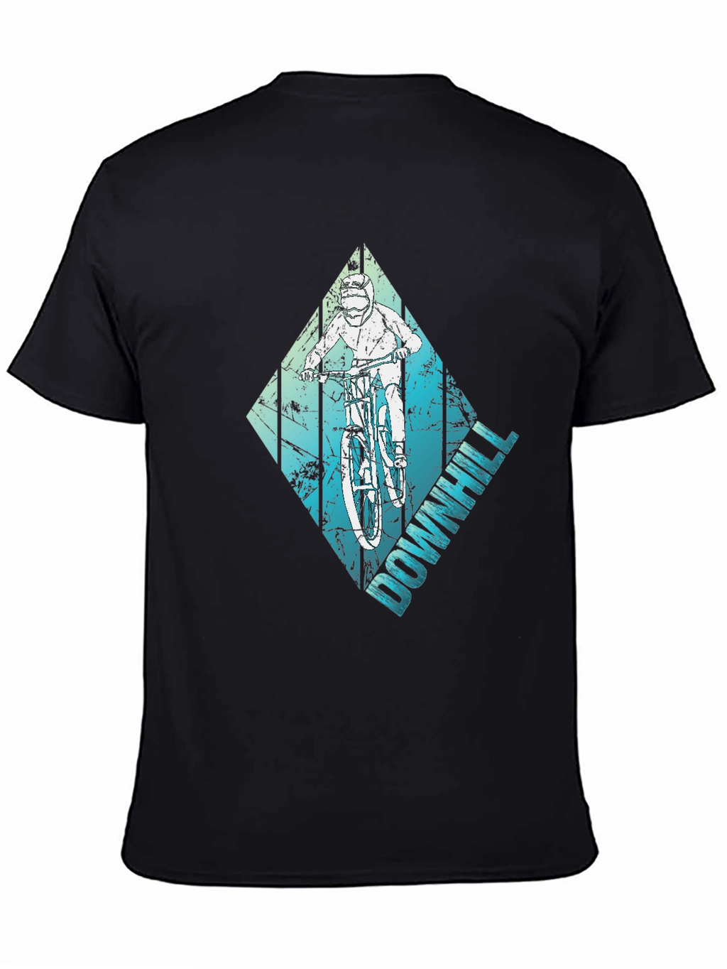 Downhill Mountain Biker Graphic Tee - Ride in Style!
