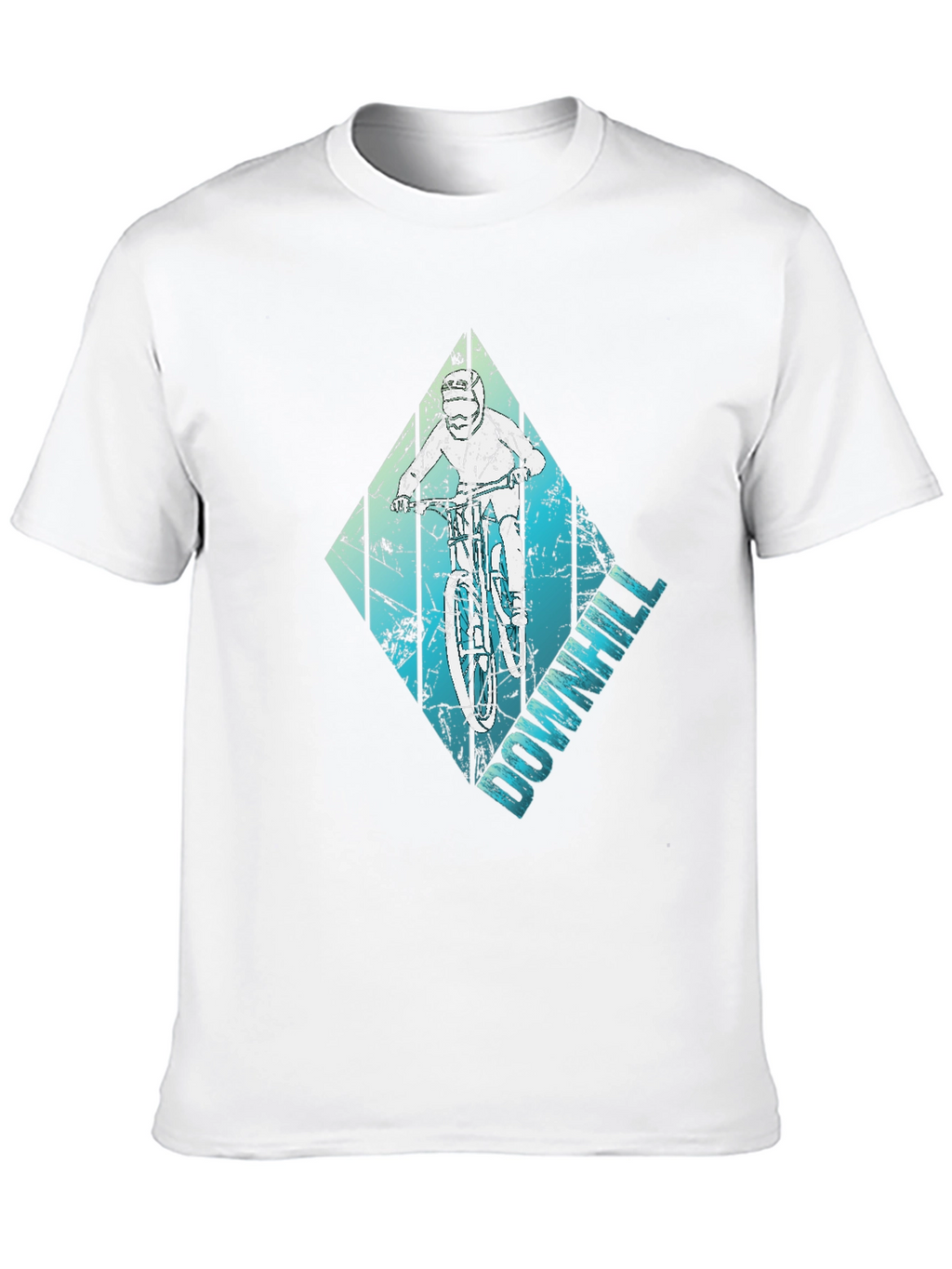 Downhill Mountain Biker Graphic Tee - Ride in Style!