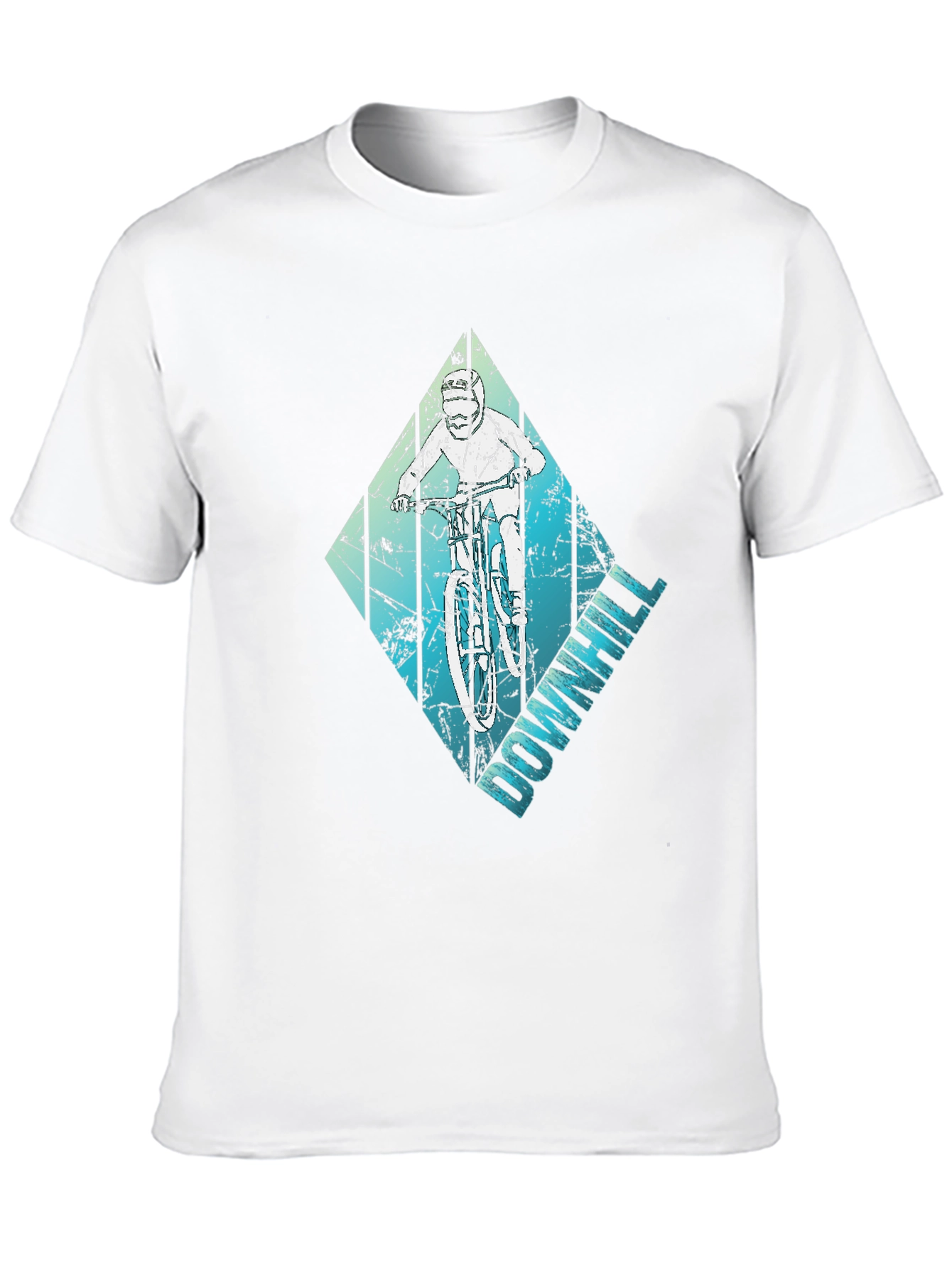 Downhill Mountain Biker Graphic Tee - Ride in Style!