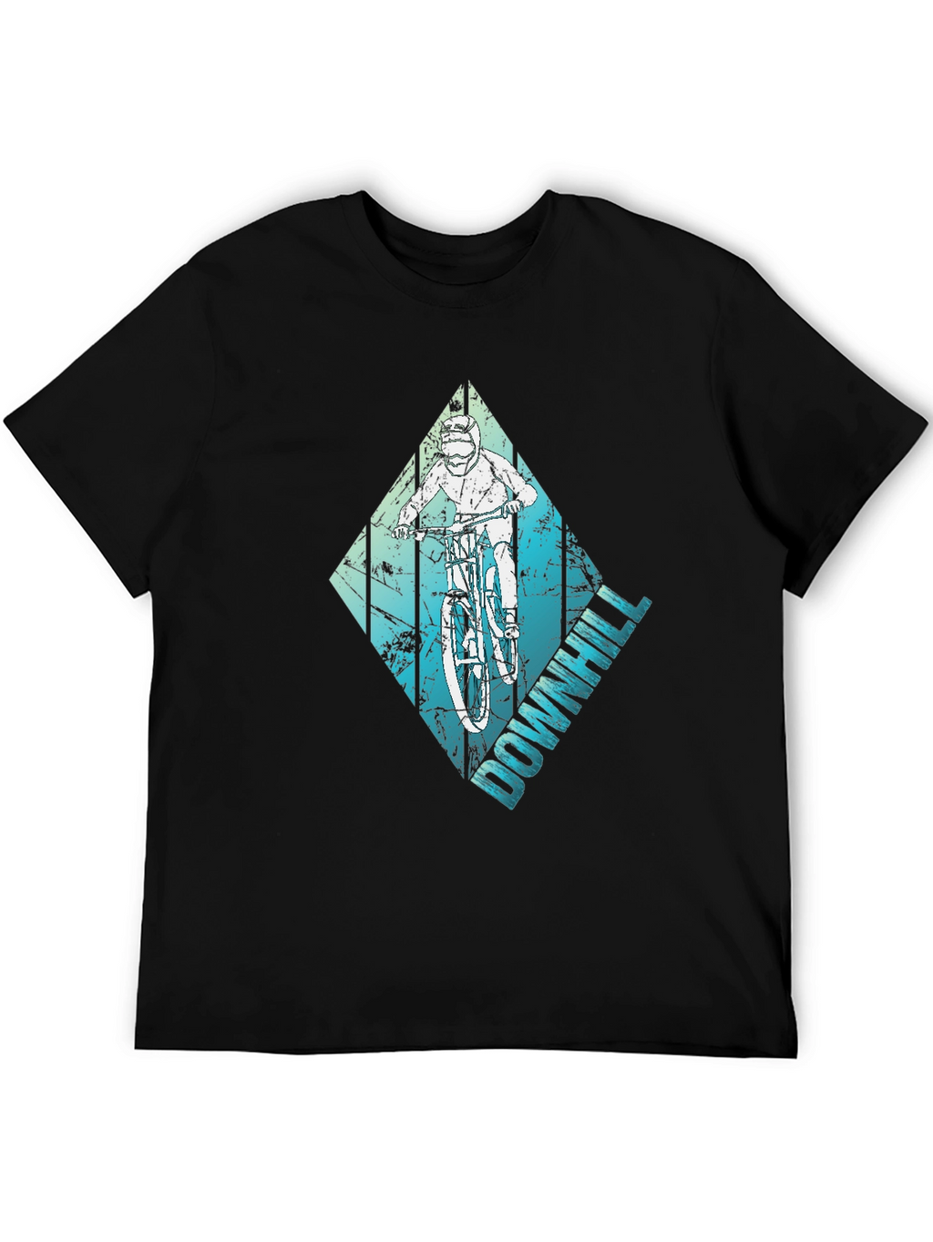 Downhill Mountain Biker Graphic Tee - Ride in Style!