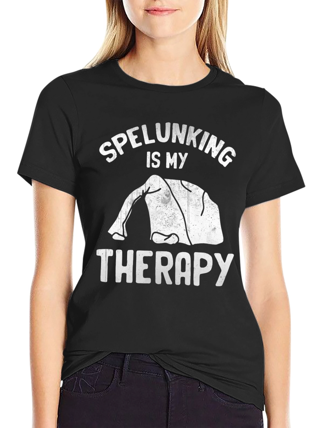 Spelunking Therapy Tee - Cave Exploration T-Shirt