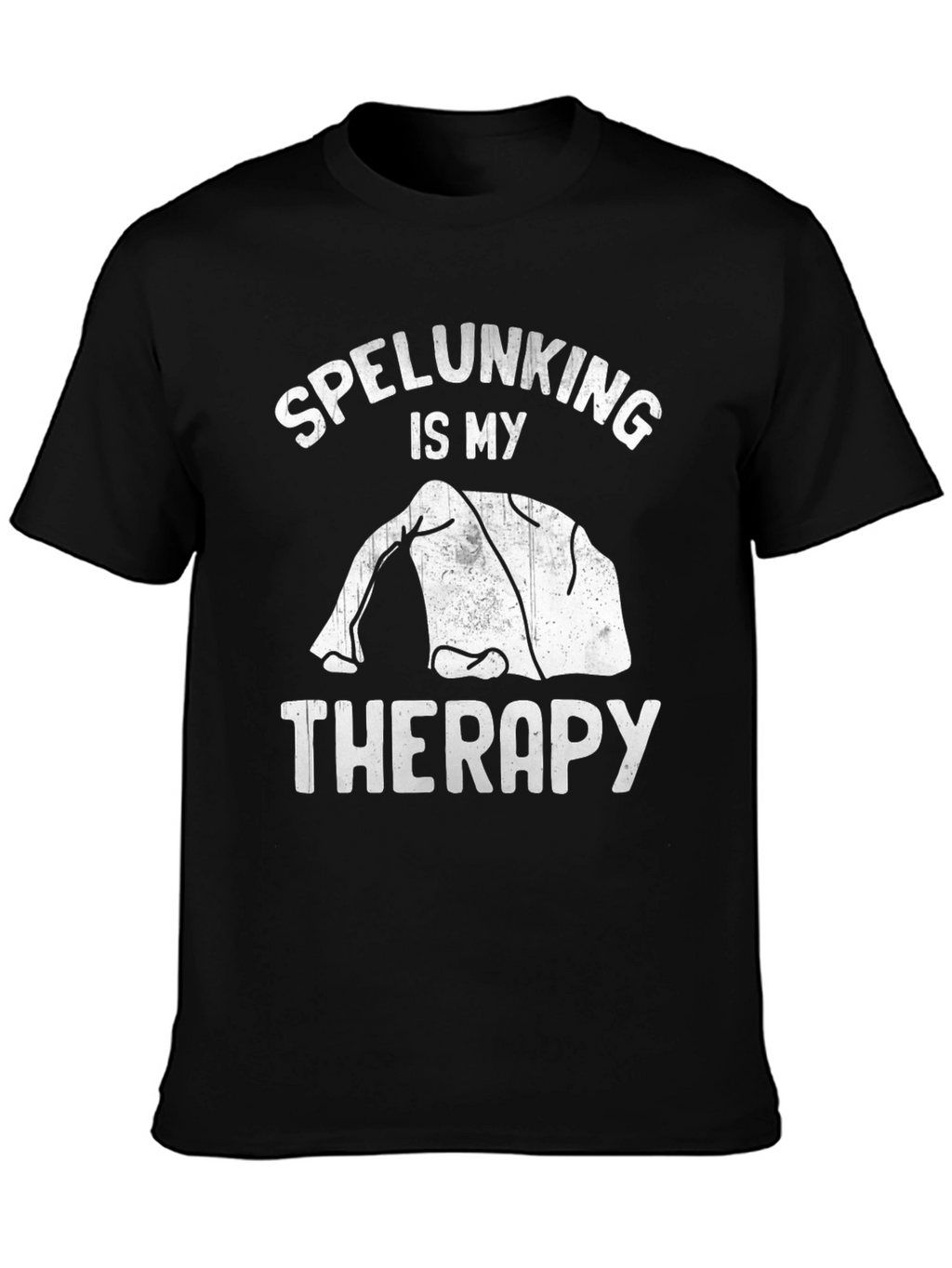 Spelunking Therapy Tee - Cave Exploration T-Shirt