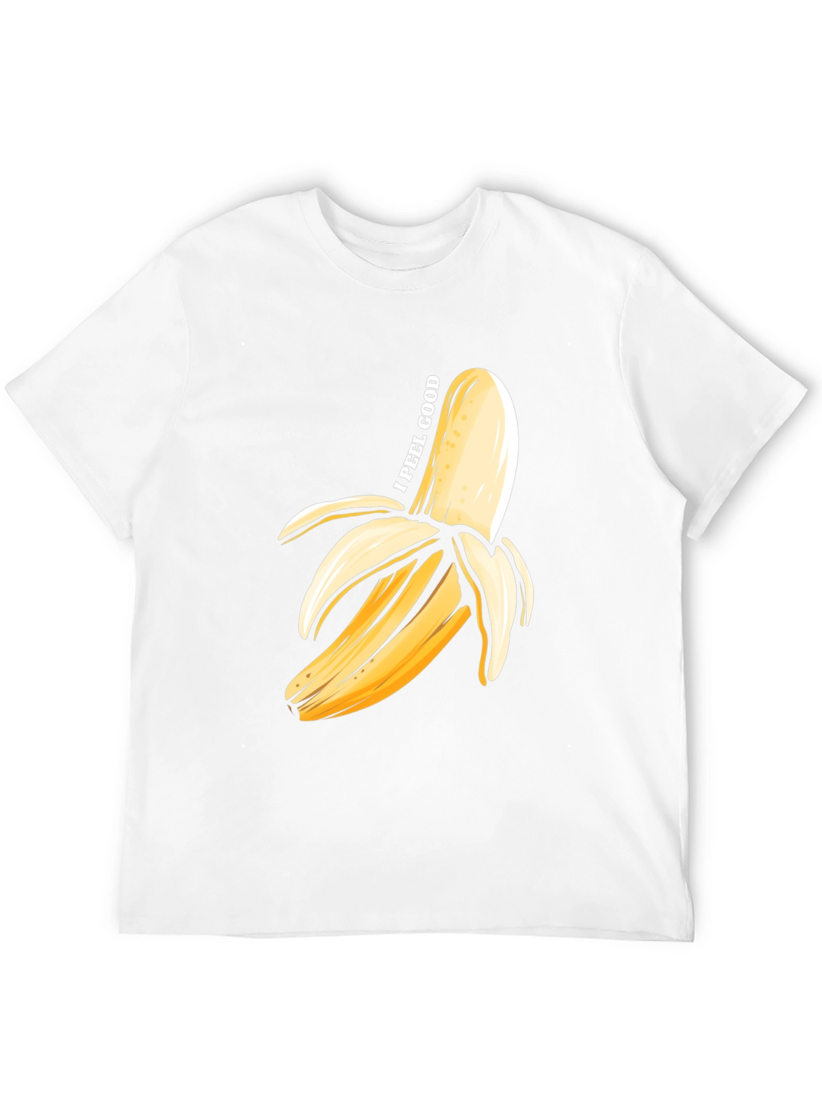 I Peel Good Banana Graphic T-Shirt - Black Cotton Tee