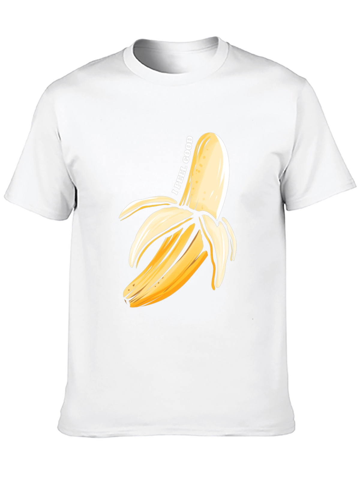 I Peel Good Banana Graphic T-Shirt - Black Cotton Tee