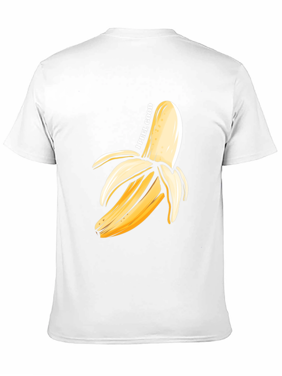 I Peel Good Banana Graphic T-Shirt - Black Cotton Tee