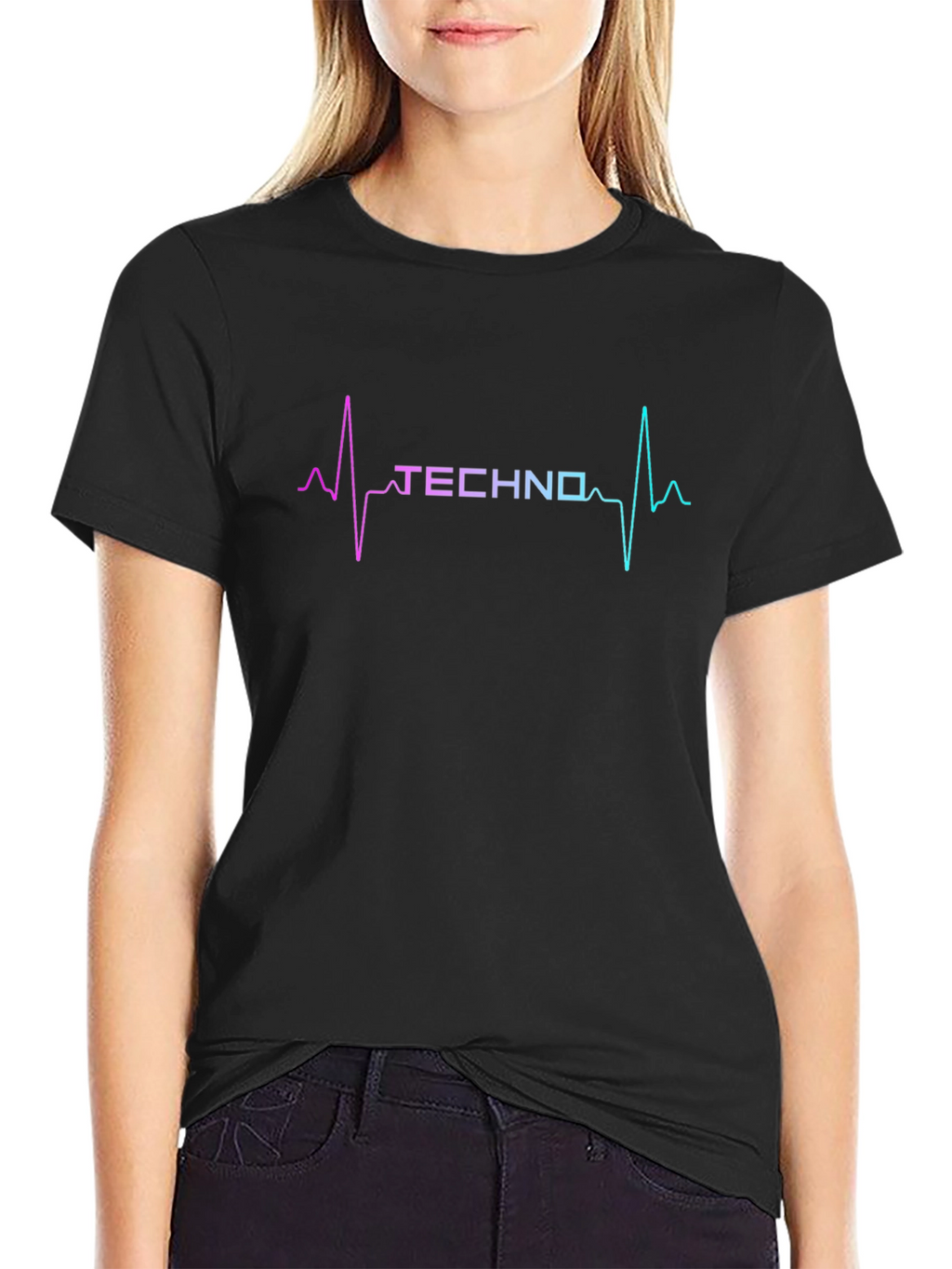 Techno Heartbeat T-Shirt - Rave Music Lover