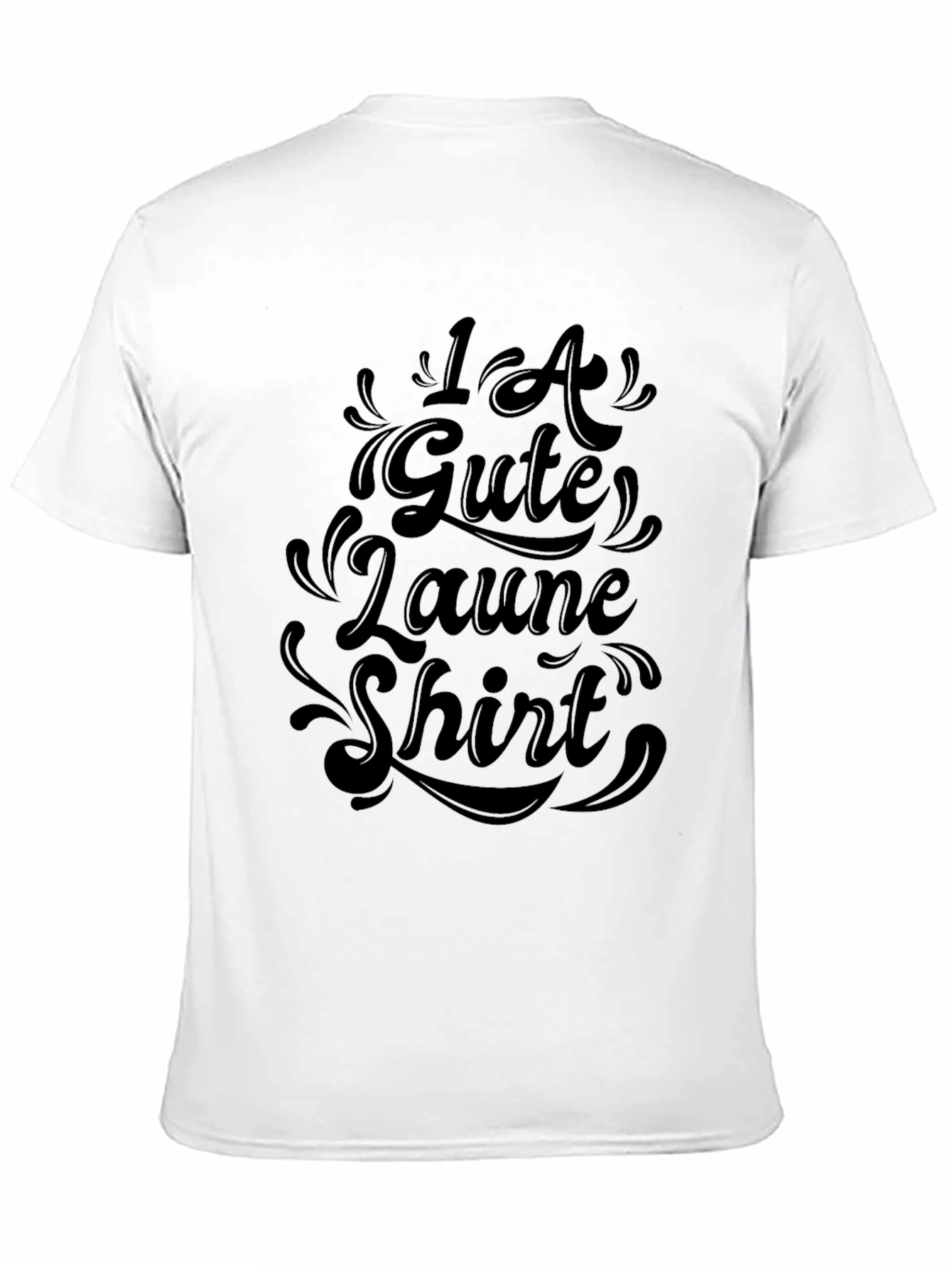 1A Gute Laune Shirt - Black Graphic Tee