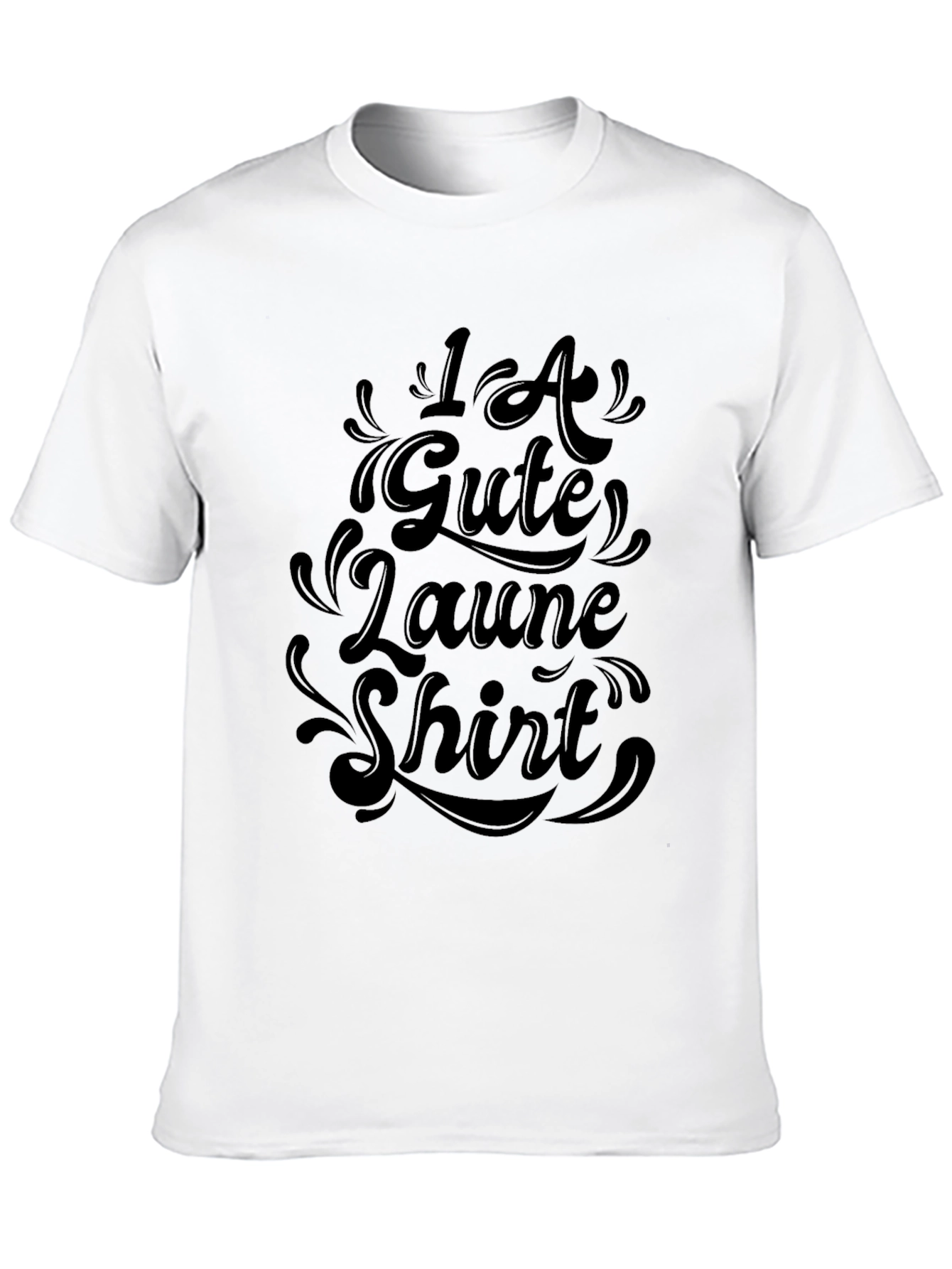 1A Gute Laune Shirt - Black Graphic Tee