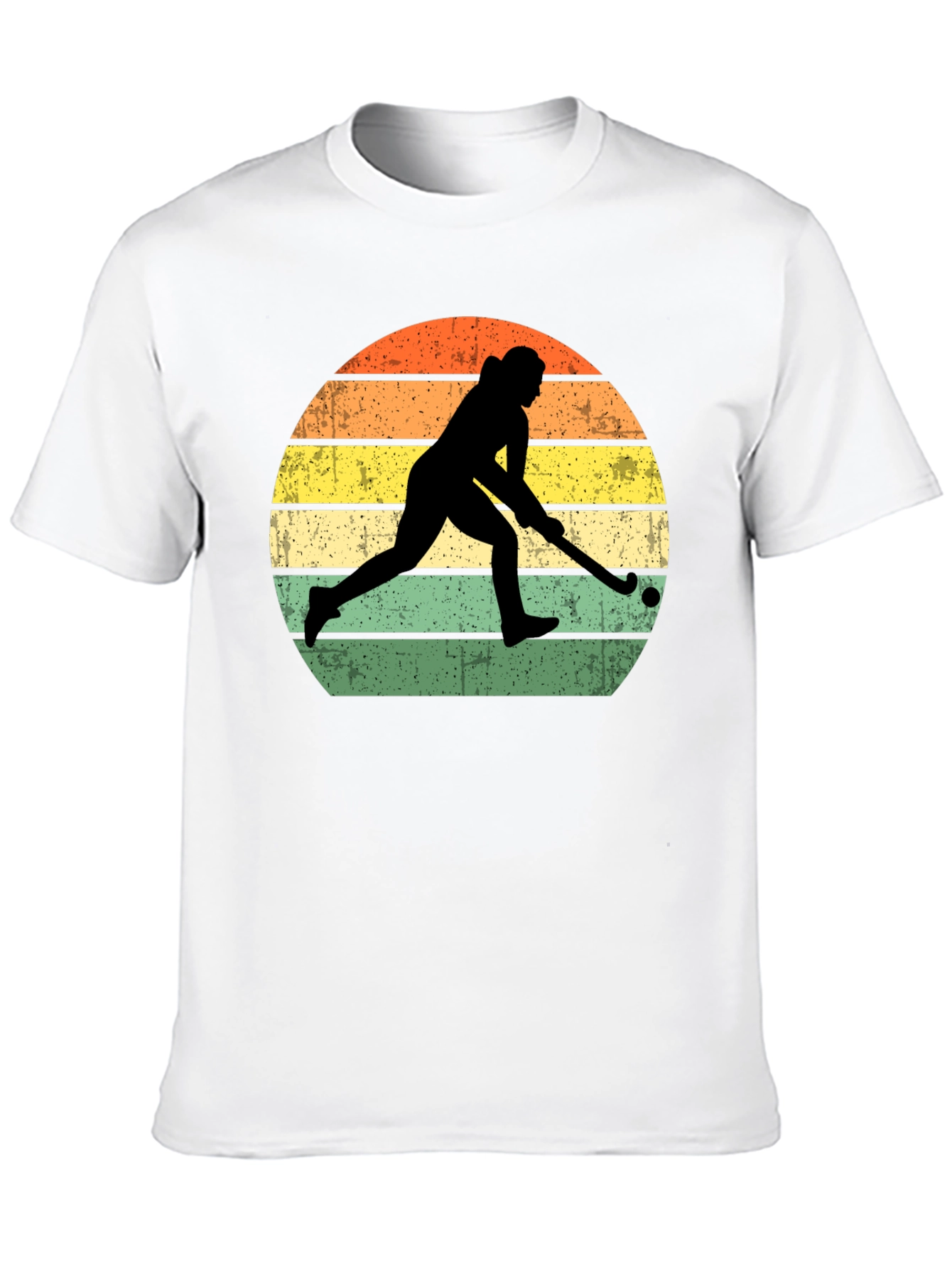 Field Hockey Sunset Graphic T-Shirt