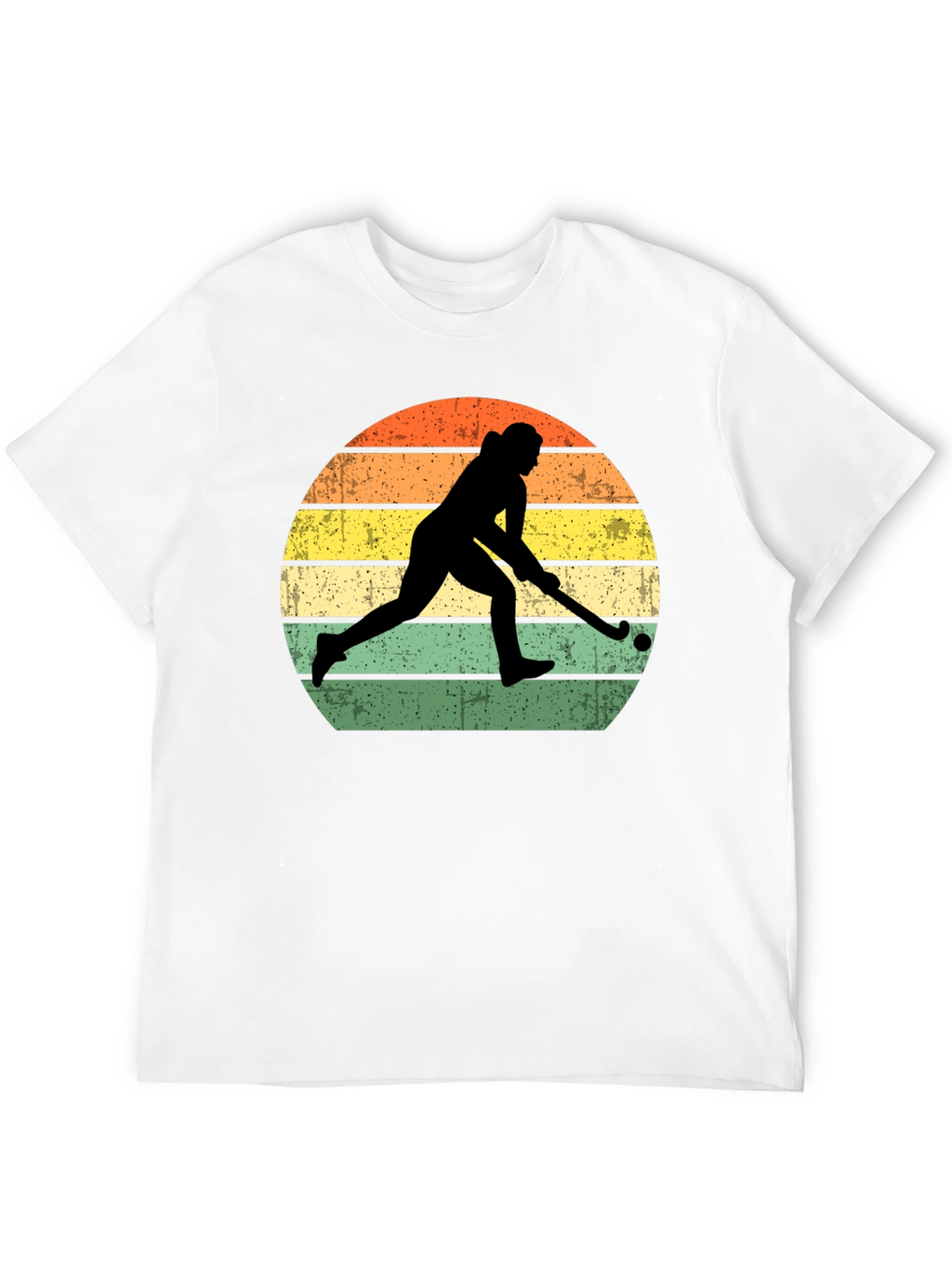 Field Hockey Sunset Graphic T-Shirt