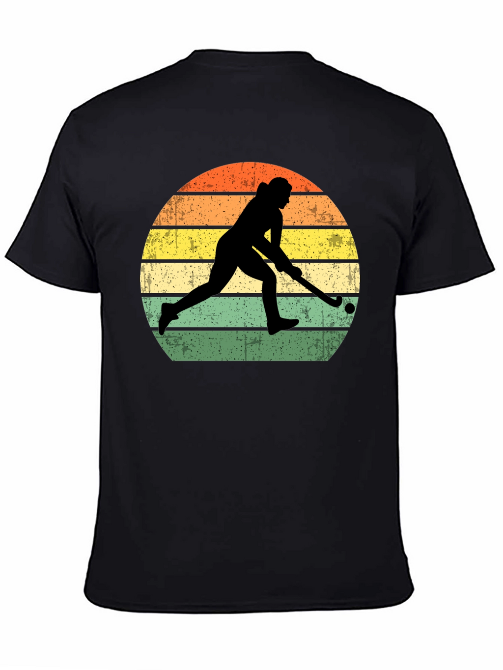 Field Hockey Sunset Graphic T-Shirt