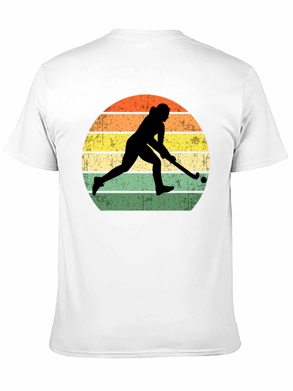 Field Hockey Sunset Graphic T-Shirt