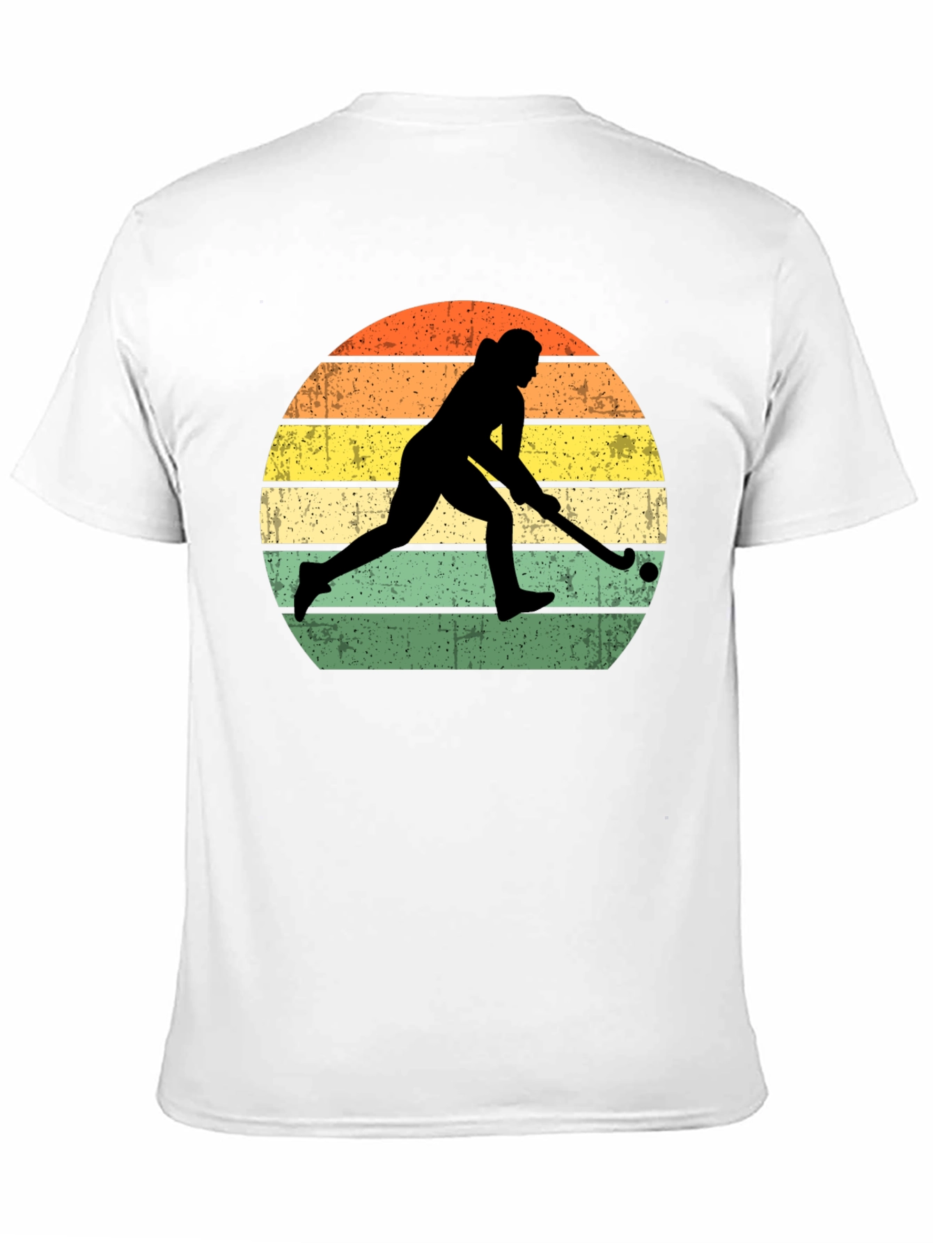 Field Hockey Sunset Graphic T-Shirt