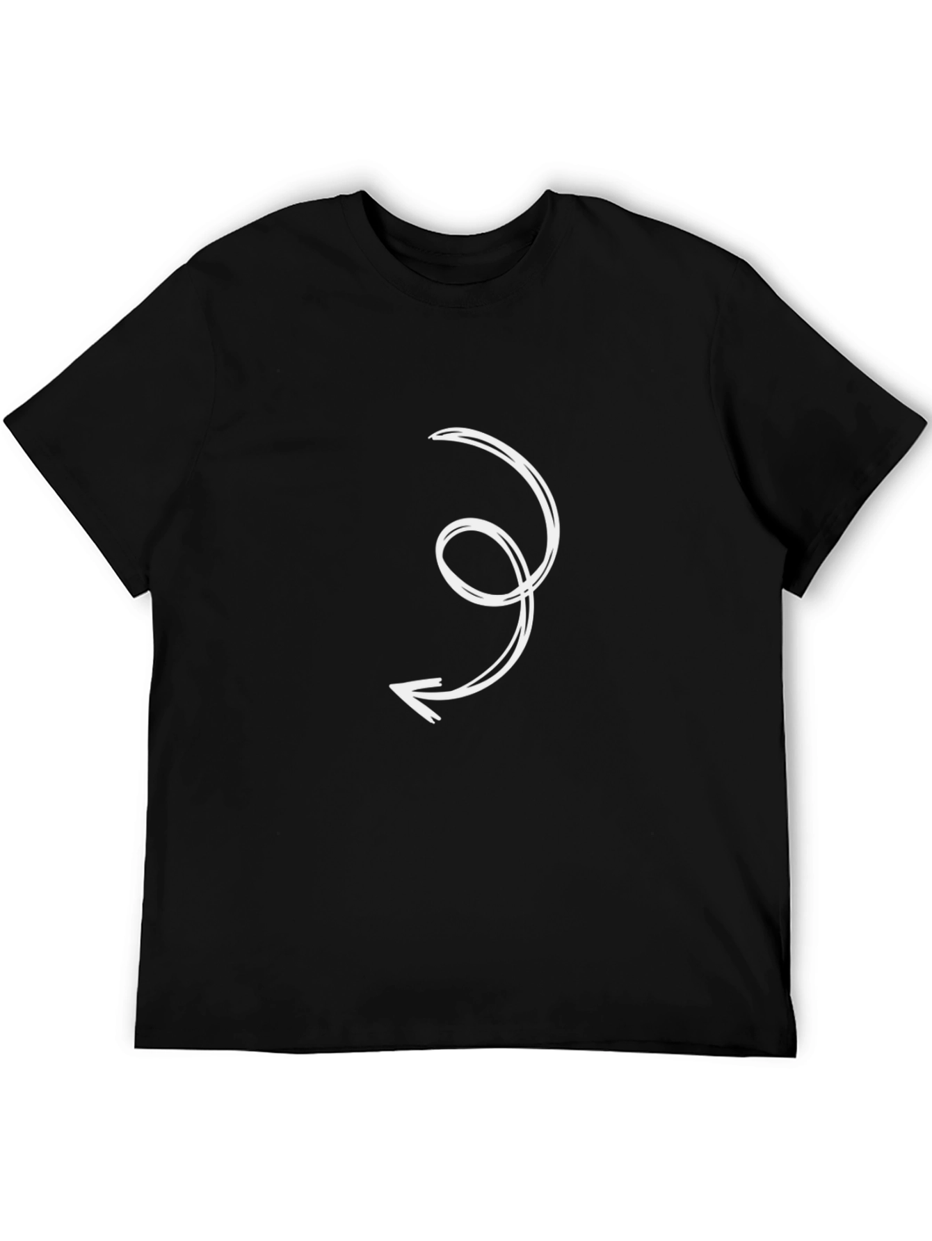Swirl Arrow Graphic Tee - Casual Comfort